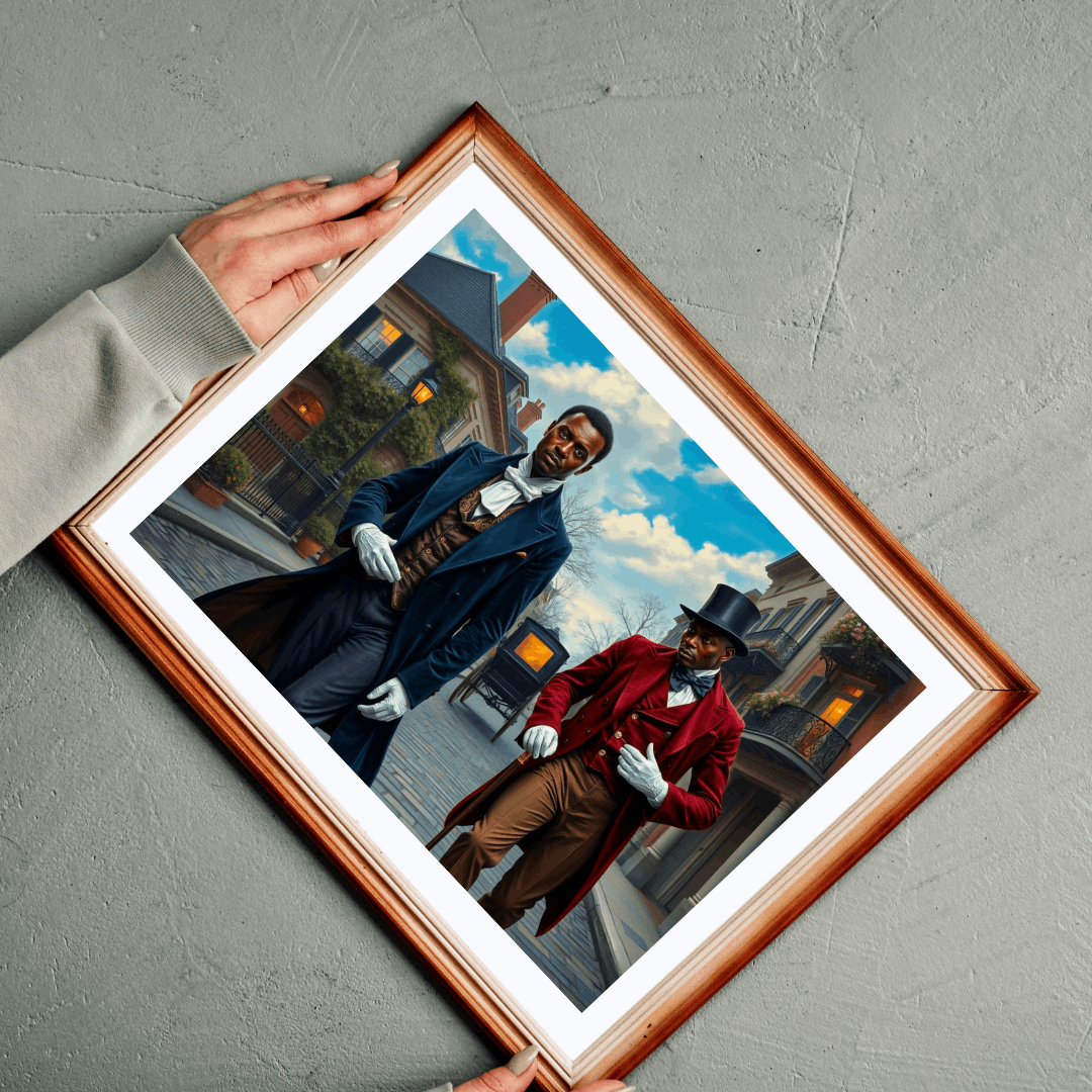 Gentlemen of the Promenade Jigsaw Puzzle for Adults - French Quarter Theme, Black Men Art Puzzle The Puzzle Chest