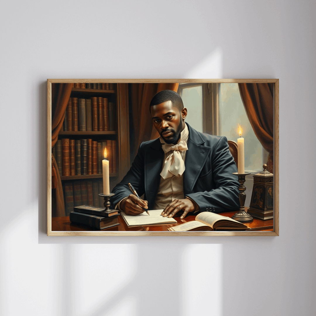 Victorian Afro-American Businessman Jigsaw Game, African American Art Puzzle The Puzzle Chest