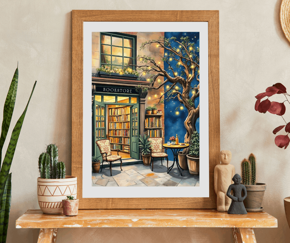 Enchanted Summer Night-Time Bookstore Escape – Jigsaw Puzzle for Book Lovers Puzzle The Puzzle Chest