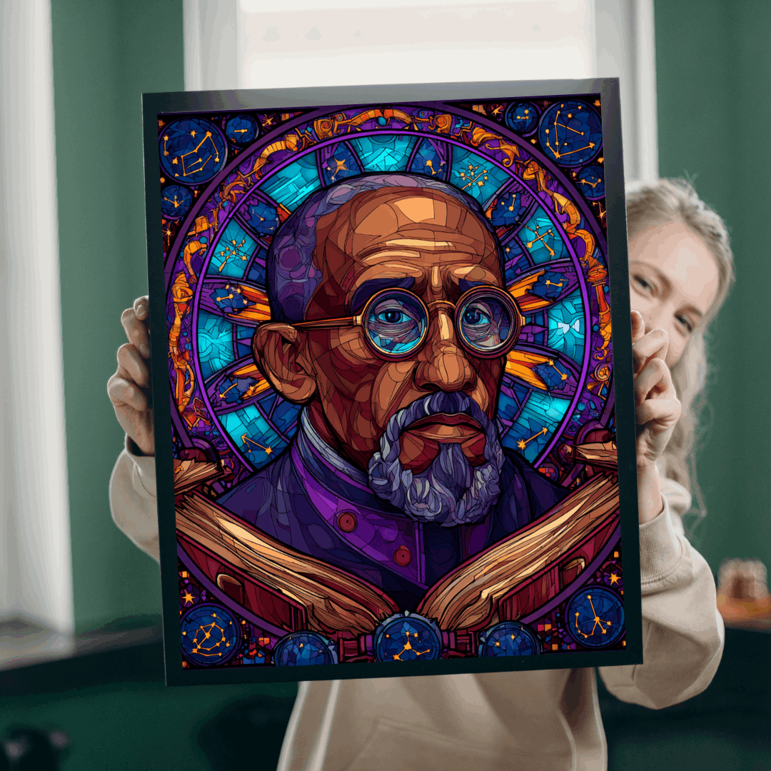 W E B Du Bois Portrait Jigsaw Puzzle - Black Historical Figure, Afrocentric Gift, African American Culture Educational Puzzle The Puzzle Chest