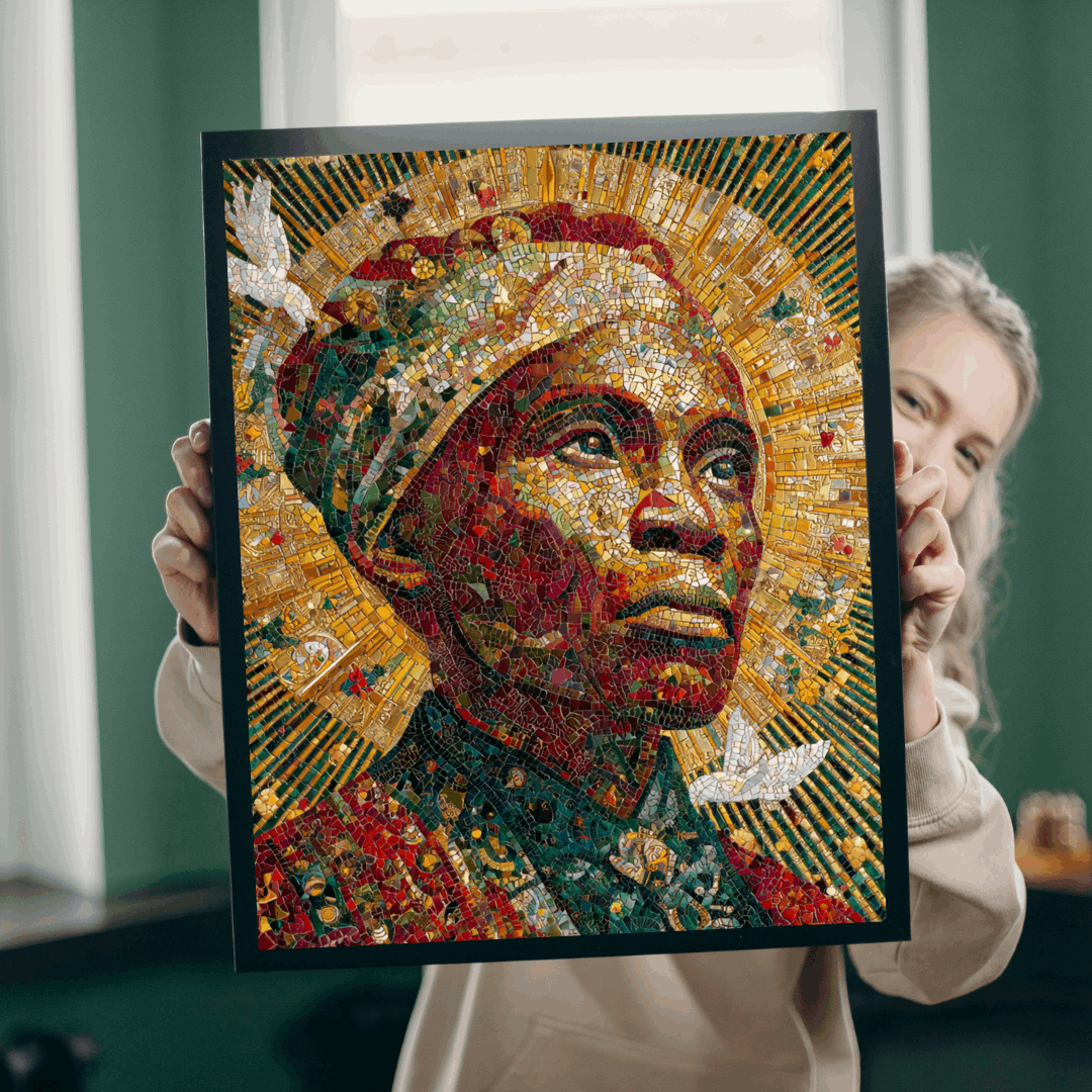 Harriet Tubman Empowering Art Puzzle - Historical Figure Jigsaw, Afrocentric Educational Gift, Black History Month Puzzle The Puzzle Chest