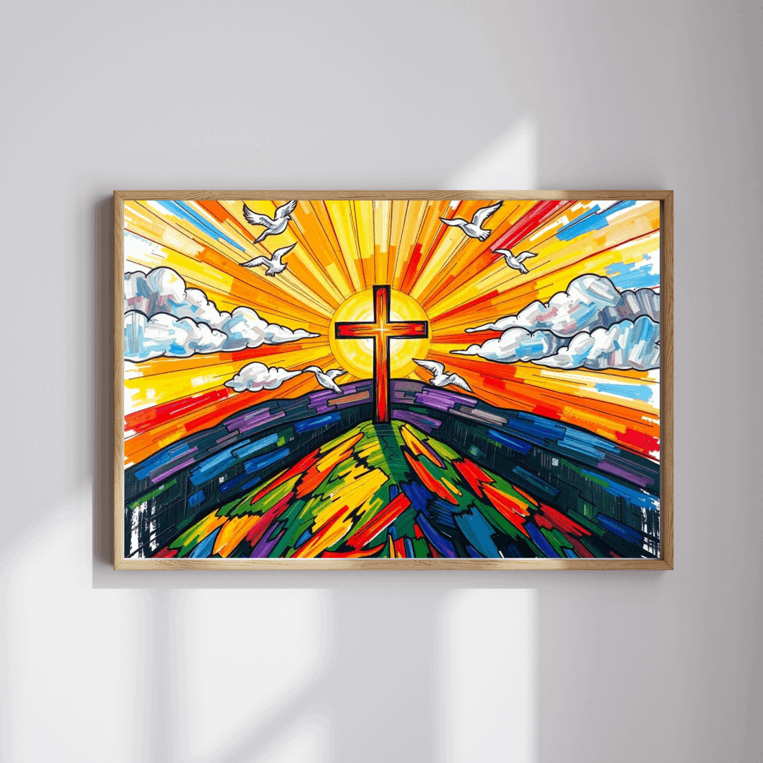 Faith-Inspired Cross Jigsaw Puzzle for Spiritual Reflections, Family Game Nights, Holiday Birthday Gift for Christians, Brain Teaser Puzzle The Puzzle Chest