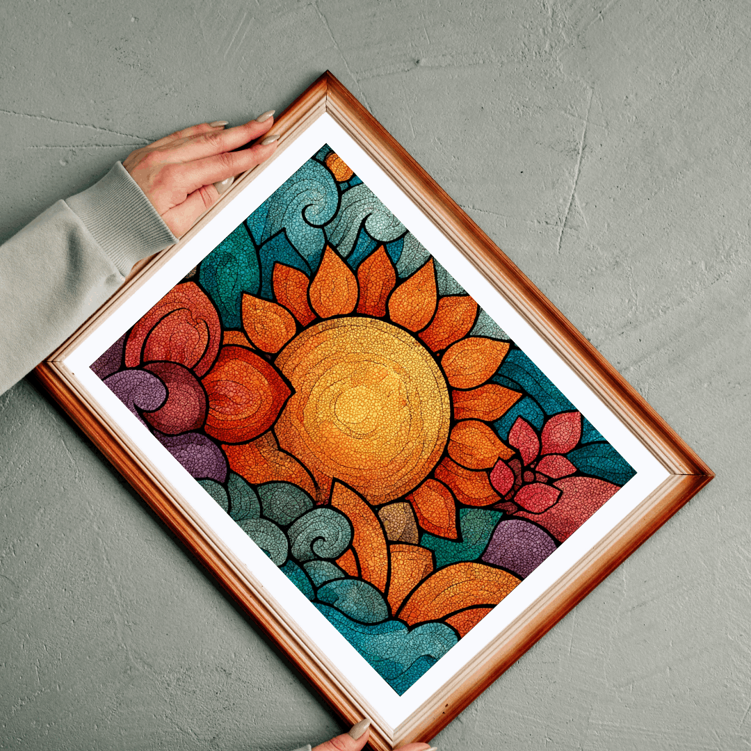 Abstract Sunburst Jigsaw Puzzle - Morning Sunrise, Holiday Birthday Gift for Puzzle Lover, Family Activity, Mind Teaser Puzzle The Puzzle Chest
