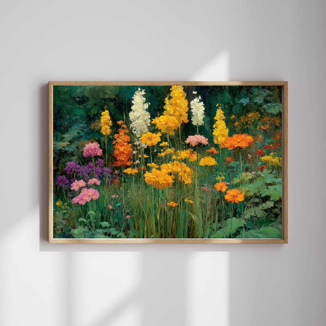 Rustic Wildflower Jigsaw Puzzle - Peaceful Meadow Floral Garden, Nature Inspired Game for Family Night, Nature Lovers, Gifts, Brain Teaser