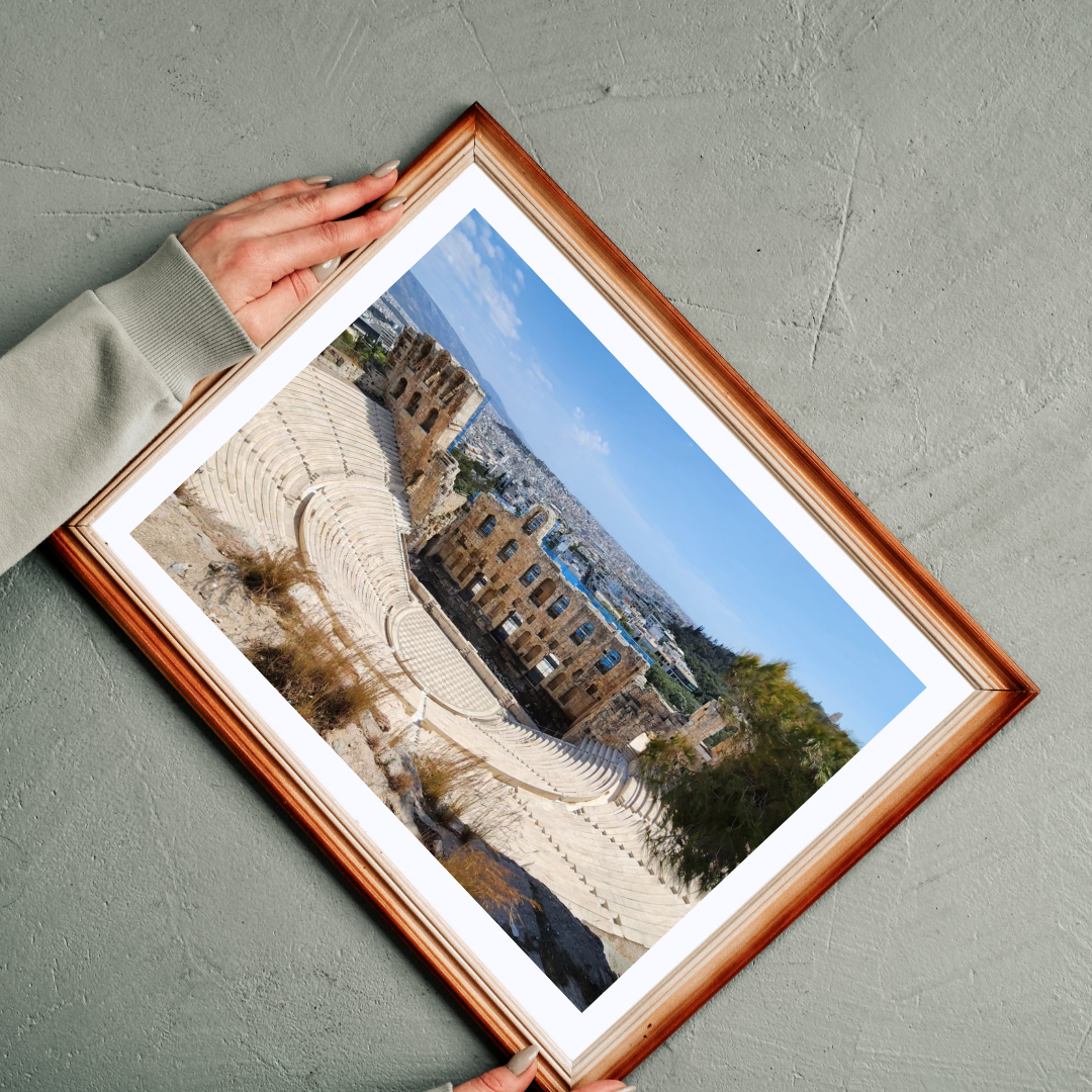 Athens Ancient Theater Puzzle - The Oden of Herodes Atticus, Realistic Historical Landmark Jigsaw Game, Greek Architecture Puzzle The Puzzle Chest