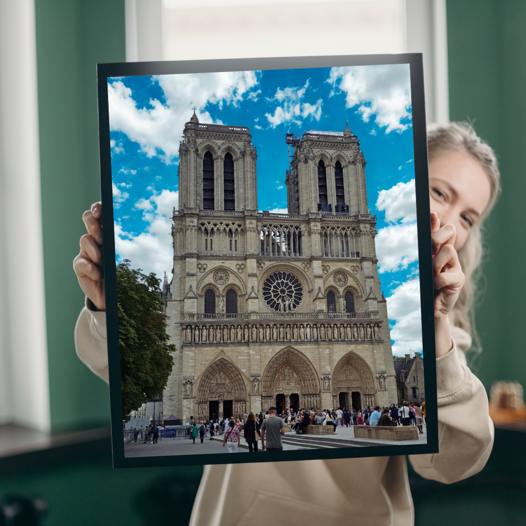 Notre Dame Cathedral Jigsaw Puzzle - Realistic Historical Landmark, Paris France Famous Monument Church, French Gothic Architecture Puzzle The Puzzle Chest
