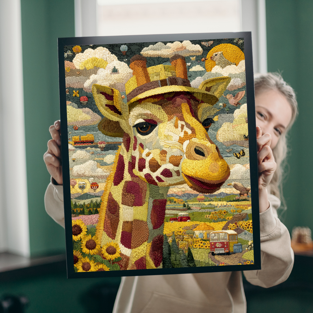 Giraffe Jigsaw Puzzle, Fun Family Activity, Gift for Friends, Home Decor, Relaxing Hobby, Puzzle Lovers Puzzle The Puzzle Chest