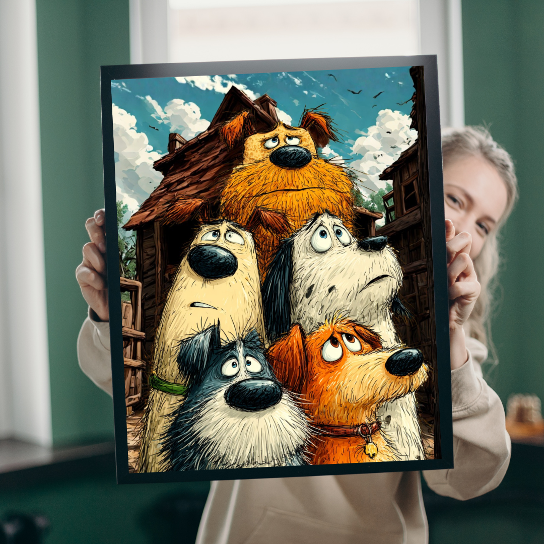 Dog Lovers Puzzle - Animal Themed Jigsaw, Dog Art Game for Fun Family Activity, Gifts, Puzzle for Kids and Adults Puzzle The Puzzle Chest