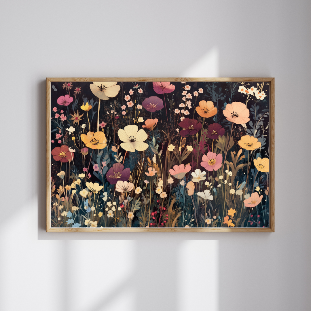 Wildflower Meadow Jigsaw Puzzle — Floral Art Puzzle