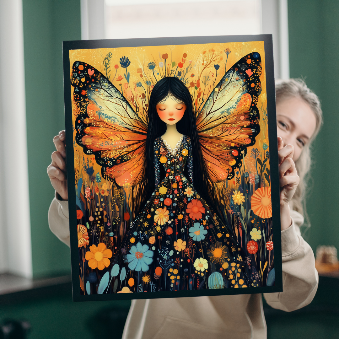 Whimsical Fairy Among Flowers Puzzle | Fantasy Jigsaw Game