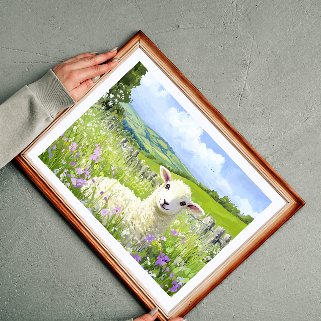 Spring Lamb Puzzle | Scenic Countryside Sheep Jigsaw 110-1014 Piece Puzzle The Puzzle Chest