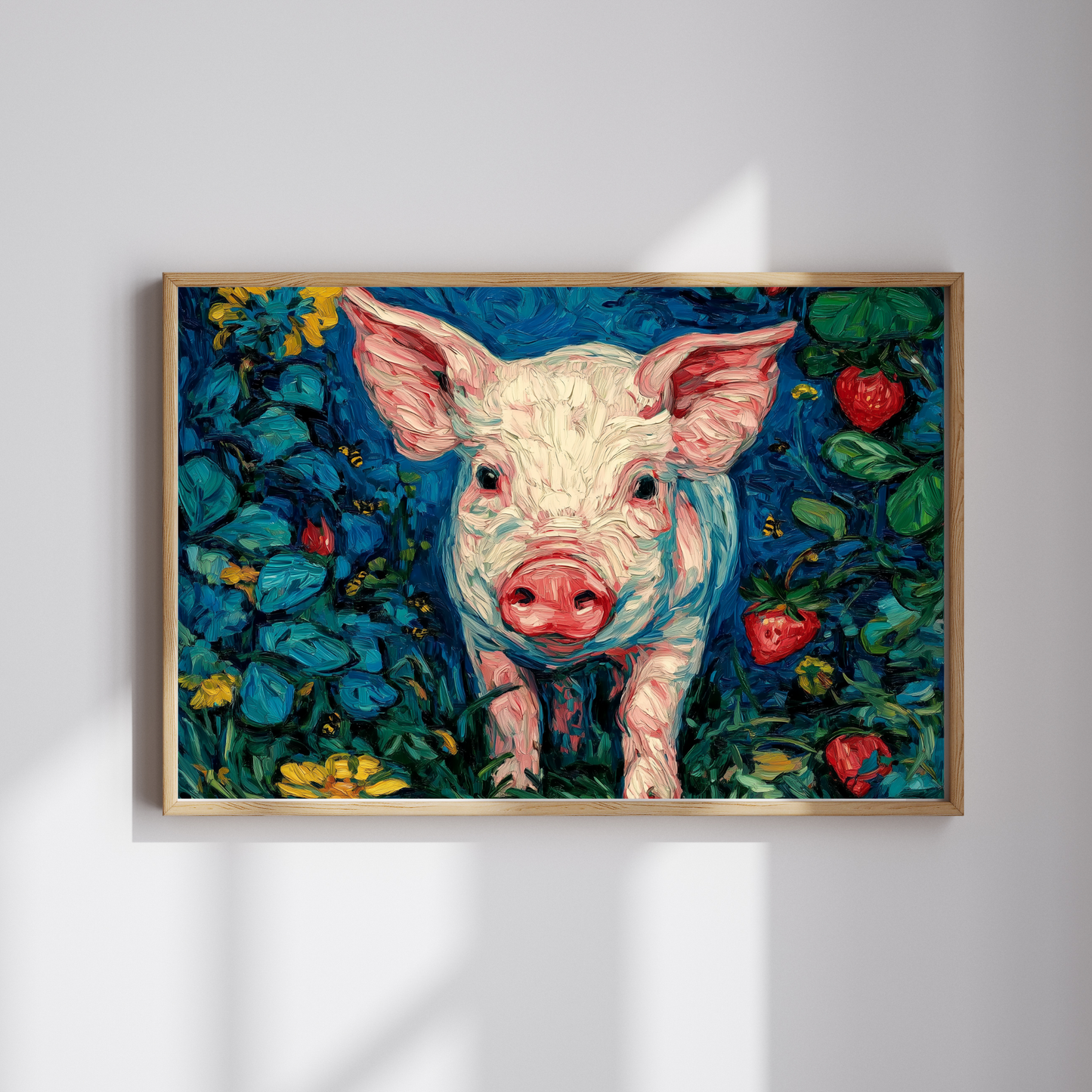 Cute Piglet Illustration Puzzle | 110-520 Piece Farm Animal Jigsaw Puzzle The Puzzle Chest