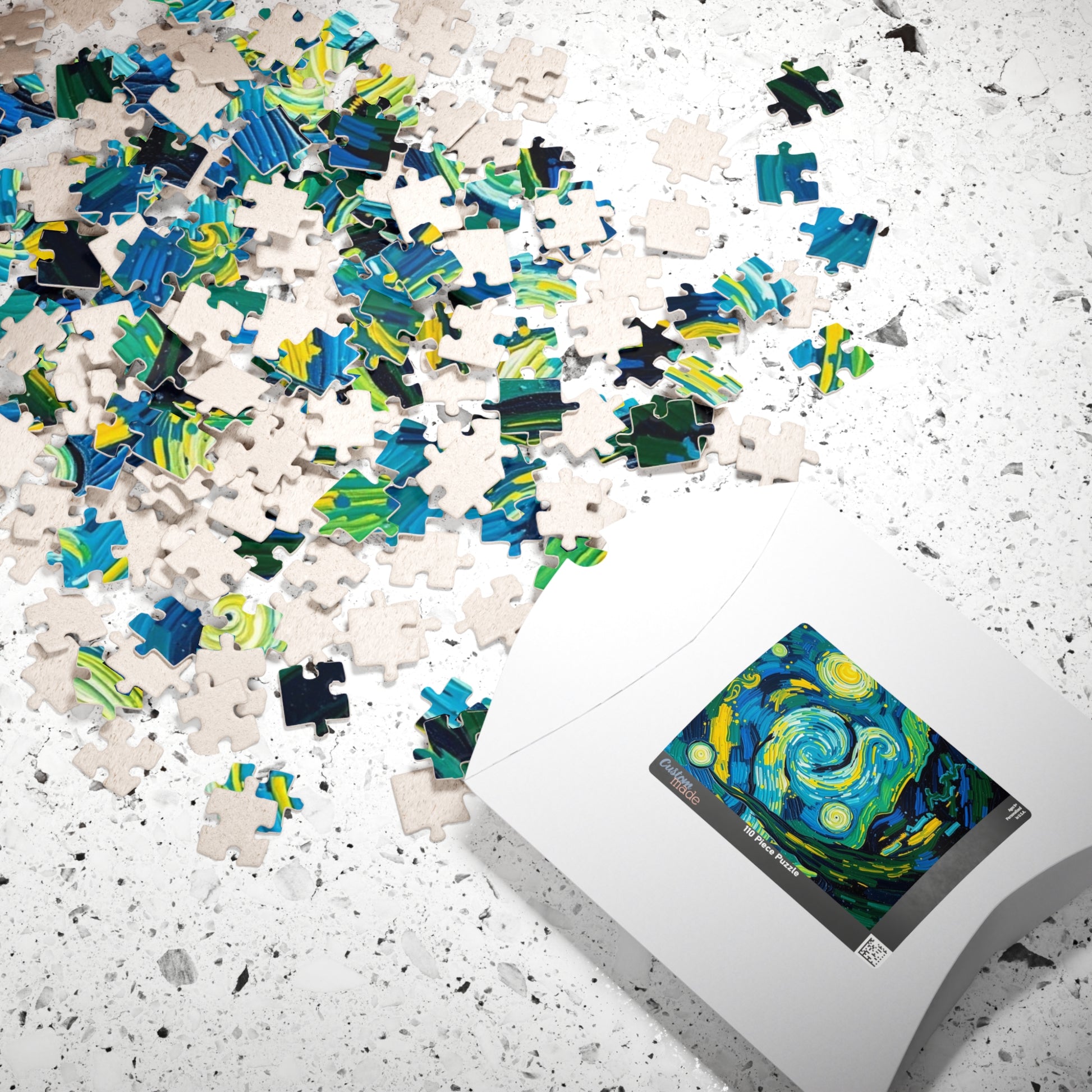 Starry Night Abstract Art Jigsaw Puzzle Puzzle The Puzzle Chest