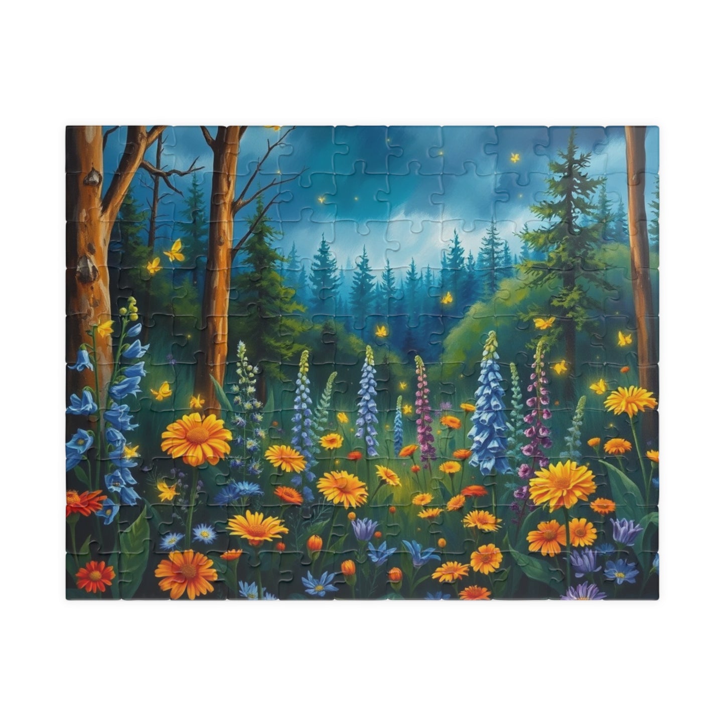 Flower Garden Landscape Puzzle | Nature Lover Gift, Family Activity, Eco-Friendly Game, Holiday Birthday Puzzle Enthusiast Hobbyist Present 110 pcs (Horizontal) Puzzle The Puzzle Chest