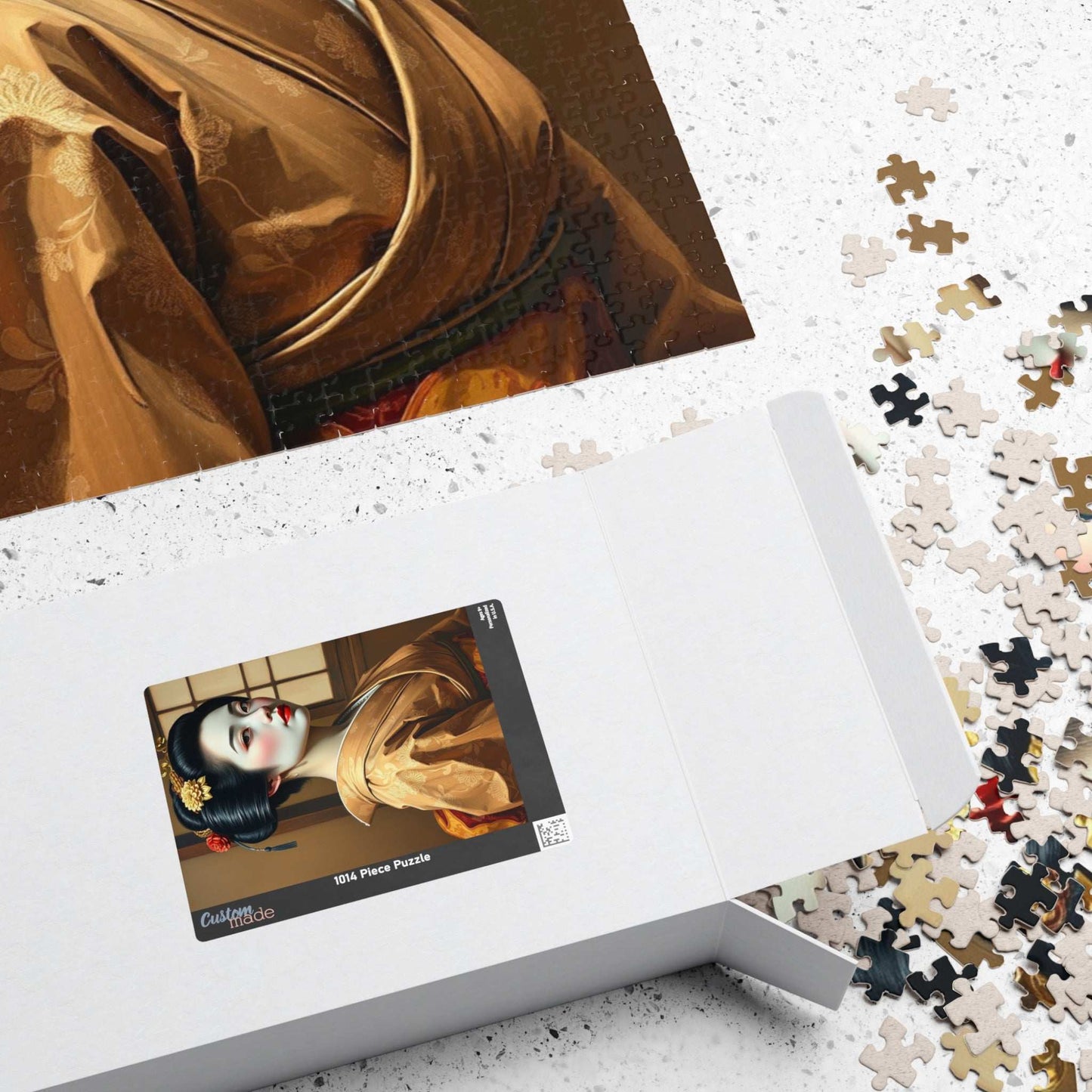 Jigsaw Puzzle, Geisha in Japanese House Design, 110 252 520 1014-piece, Meditation Game, Mind Challenge, Indoor Activity, Staycation Fun, Puzzle The Puzzle Chest
