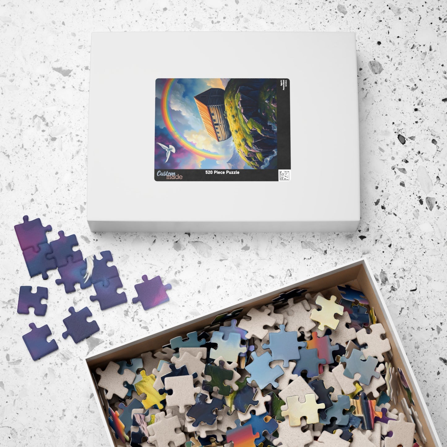 Noah's Ark Jigsaw Puzzle, Perfect for Family Game Night, Religious Holiday Birthday Gift for Friends, Fun Home Entertainment, Relaxing Hobby Puzzle The Puzzle Chest