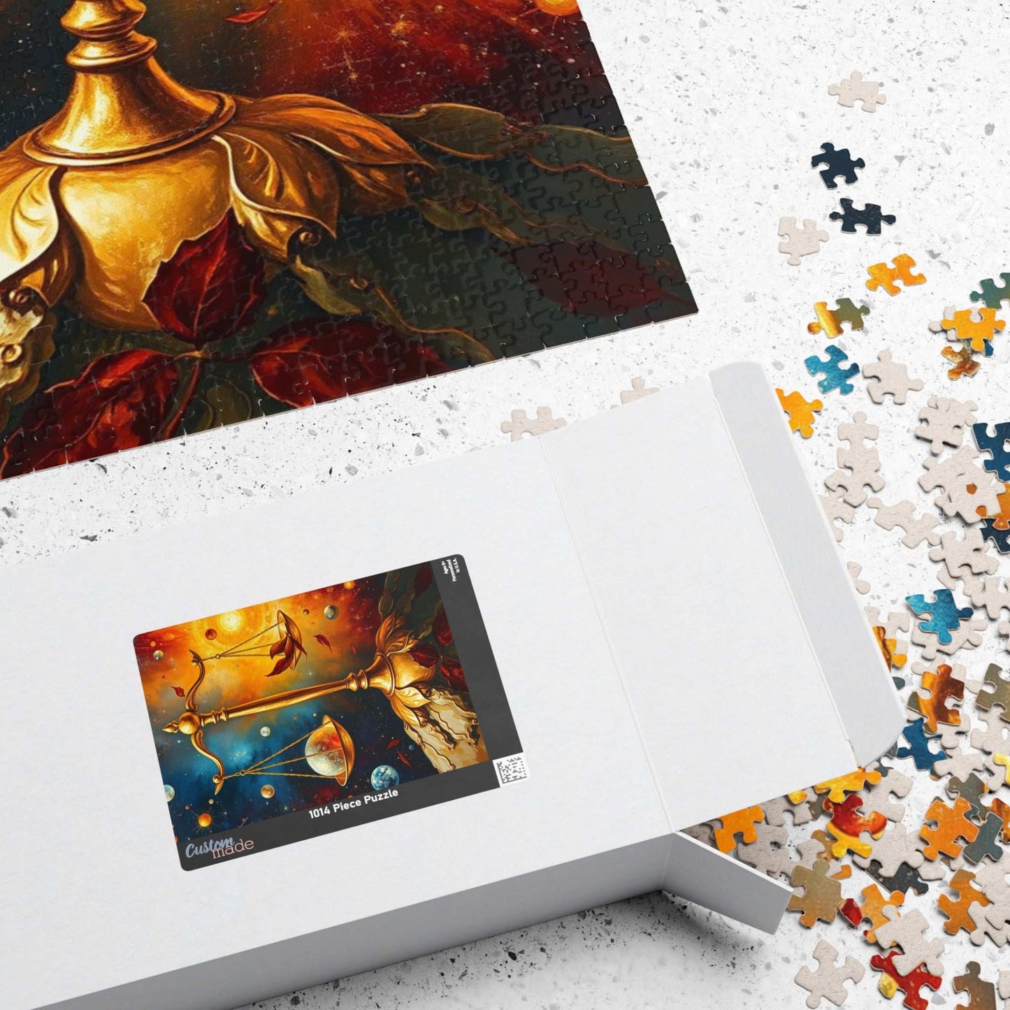 Celestial Balance Puzzle | Libra Zodiac Sign Jigsaw Game | Astrology Inspired | Friend Mindfulness Gift | Fun Family Activity | Brain Teaser Puzzle The Puzzle Chest