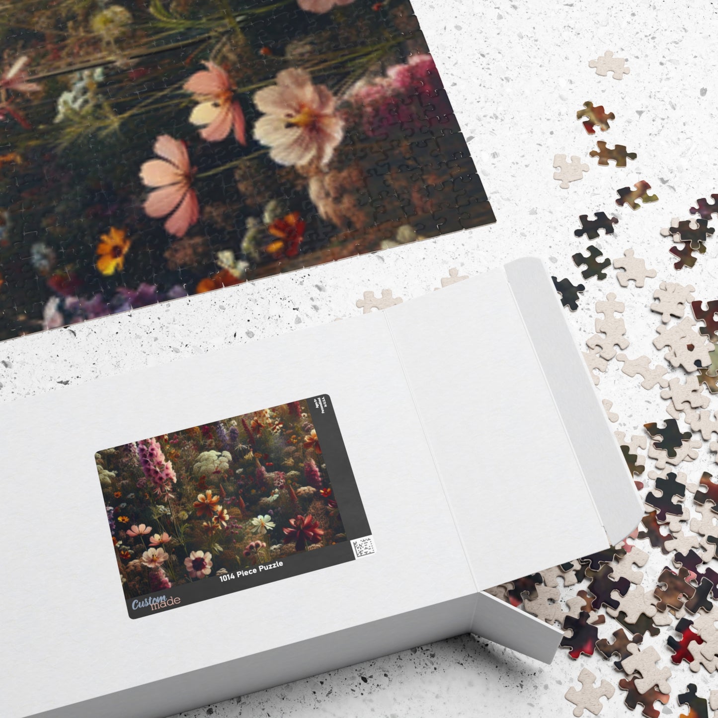 Wildflower Patch Puzzle, 110-1014 Piece Botanical Art Challenging Jigsaw, Tabletop Game for Quiet Family Time Activity, Puzzle Lover Gift Puzzle The Puzzle Chest