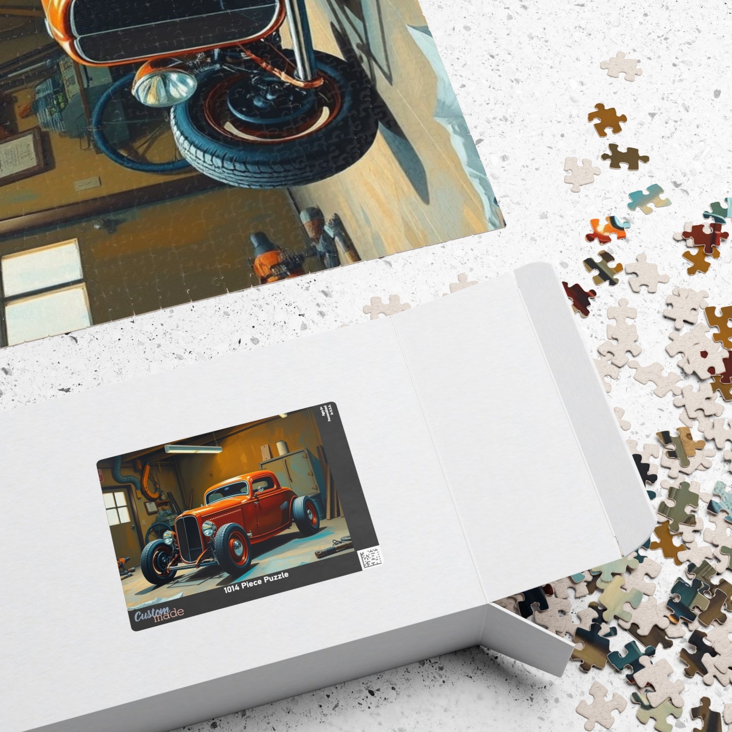 Vintage Car Puzzle - 1932 Deuce Coup, Retro Auto Jigsaw Game, Classic Car Art Puzzle The Puzzle Chest