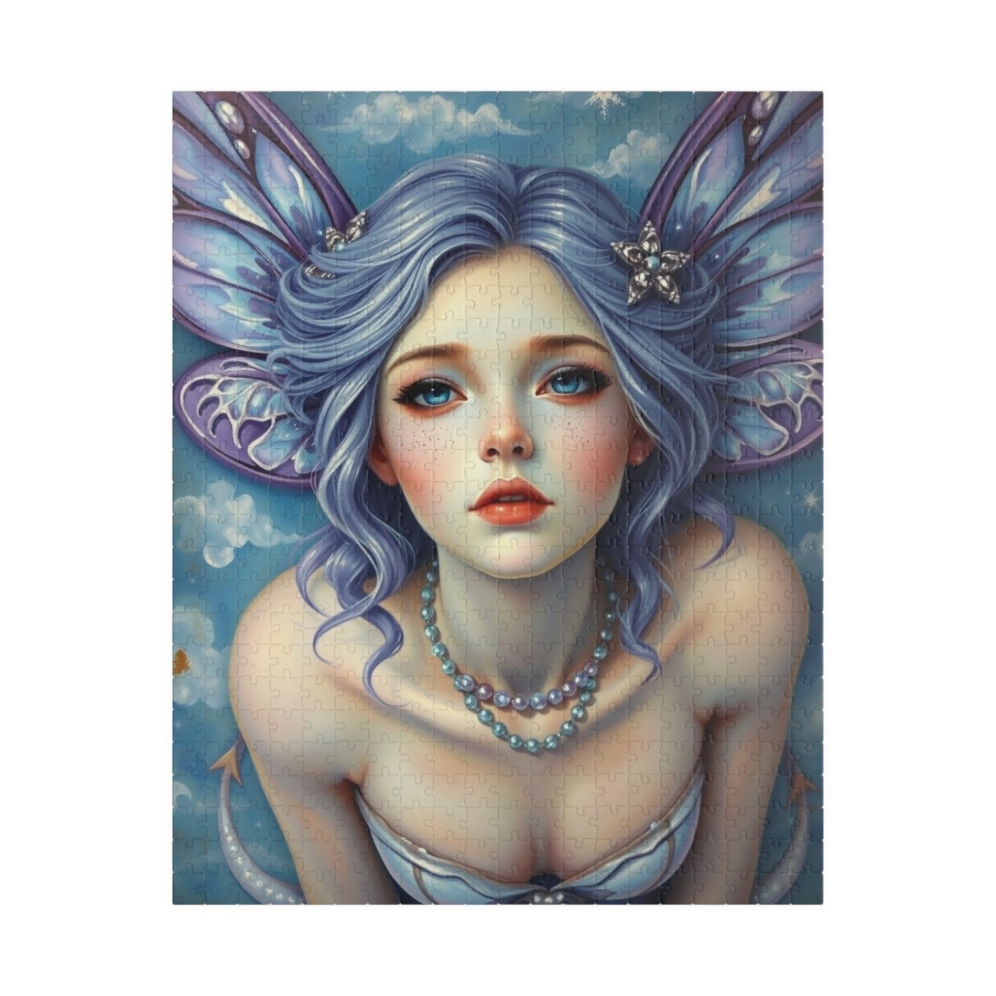 Enchanted Fairy Puzzle, 110 252 520 1014-piece, Art Therapy, Home Entertainment, Best Friend Gift for Nature Lovers, Mindful Family Activity 520 pcs (Vertical) Puzzle The Puzzle Chest