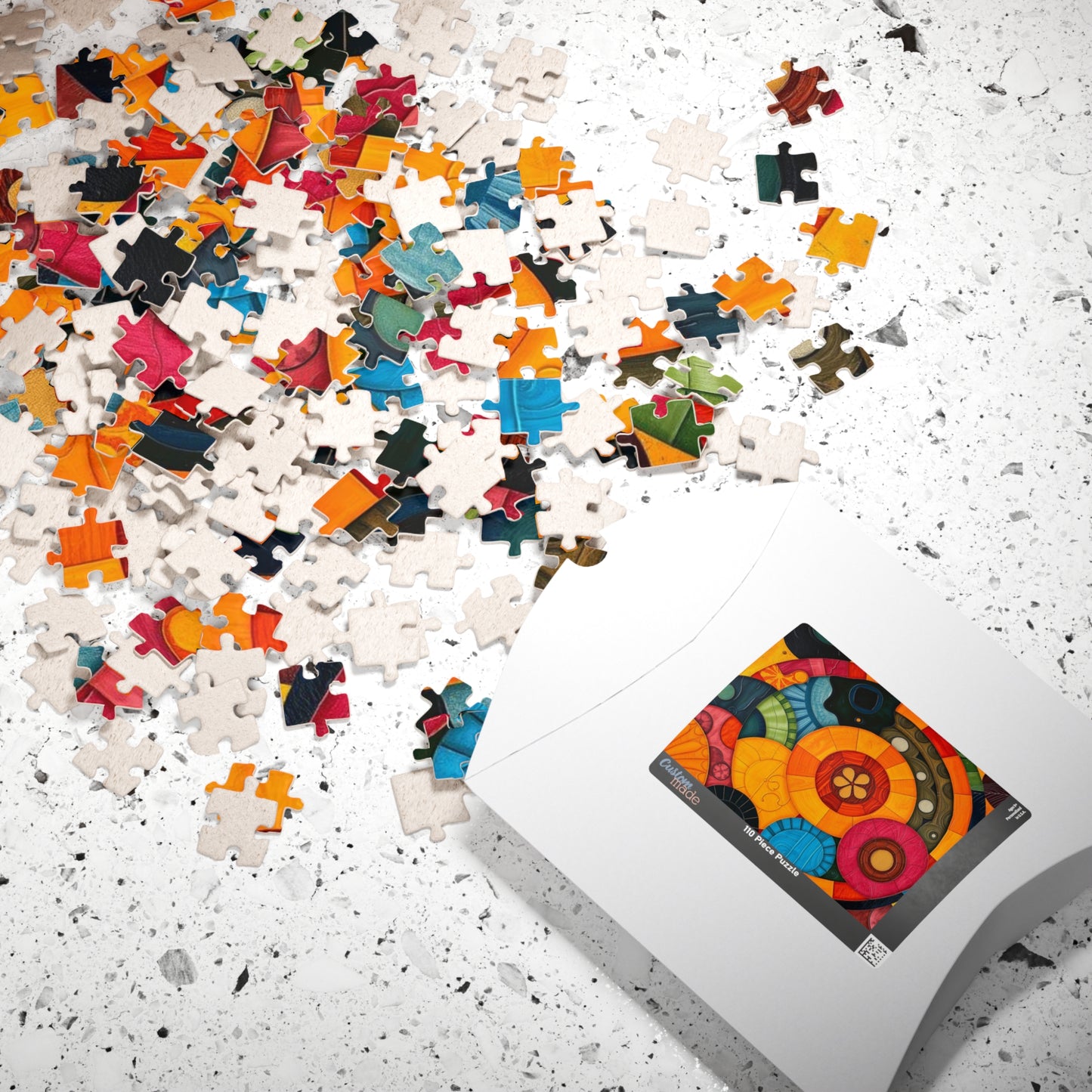 Vibrant Abstract Jigsaw Puzzle for Adults - Perfect for Family Game Night or Solo Fun, Gift for Art Lover, Home Entertainment Puzzle The Puzzle Chest