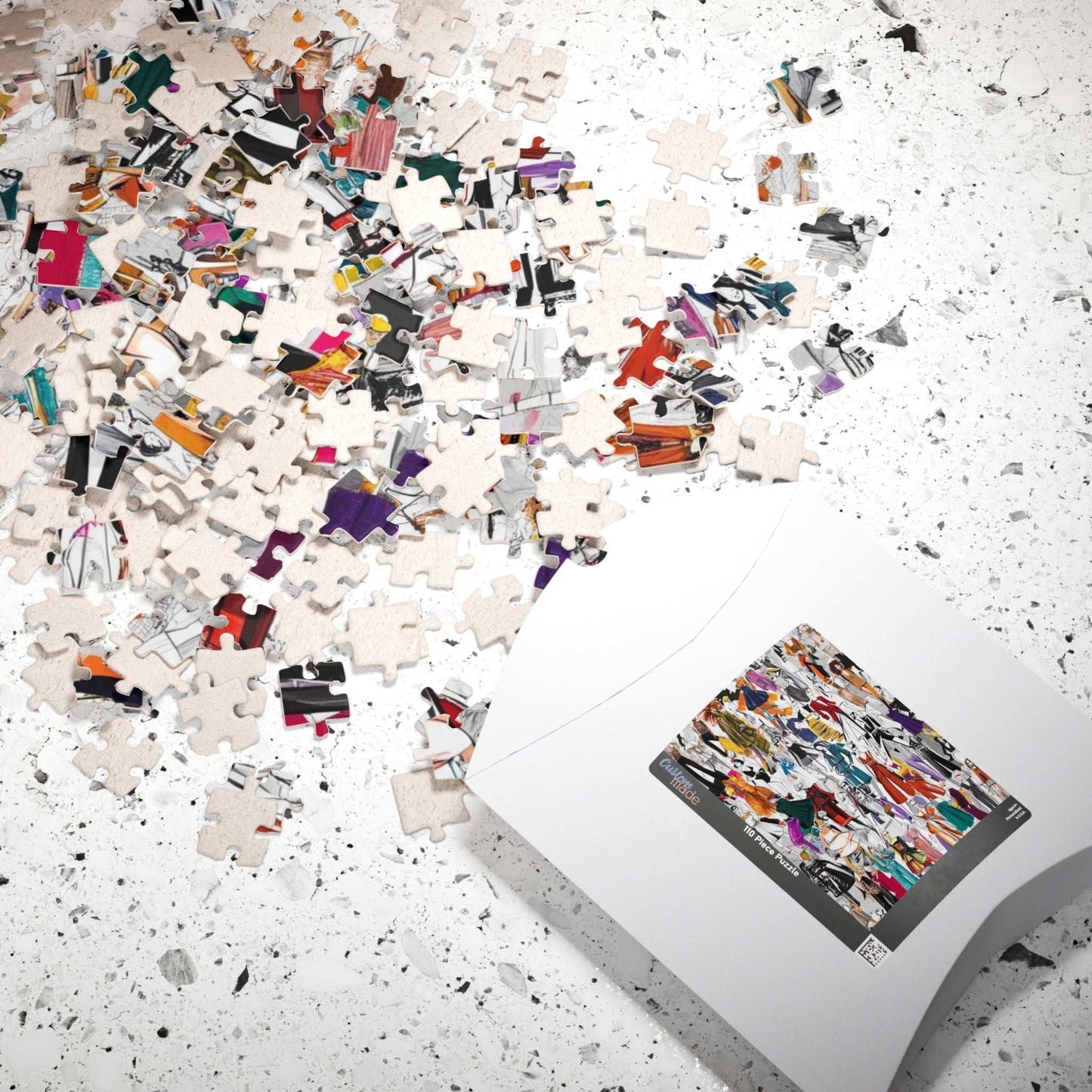 Fashion Illustration Collage Puzzle, Artistic Jigsaw for Fashion Lovers, Gift for Designers, Creative Activity, 110-1014 Piece Puzzle The Puzzle Chest