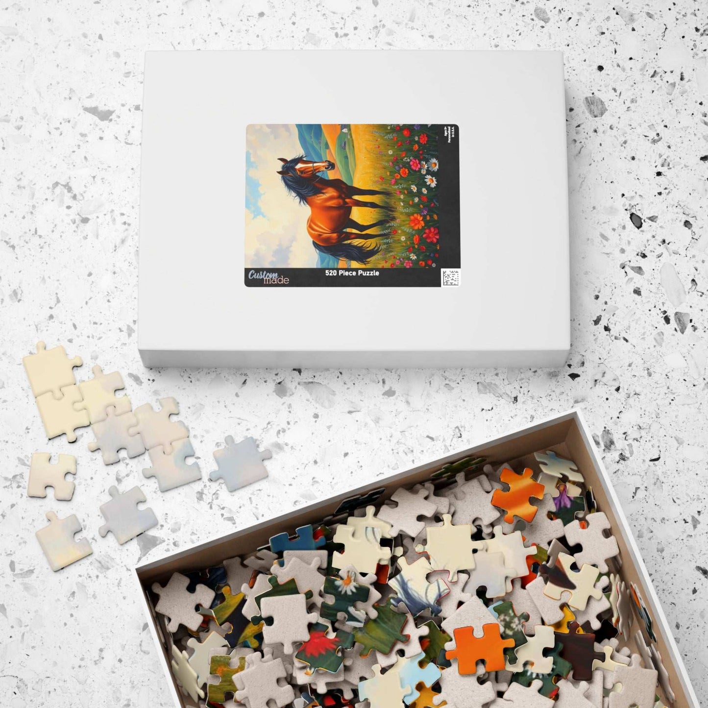Horse Lover's Puzzle, 110-1014 Piece Equestrian Jigsaw Game, Nature Theme Gift for Animal Enthusiast, Family Fun Mindful Activity, Horse Art Puzzle The Puzzle Chest