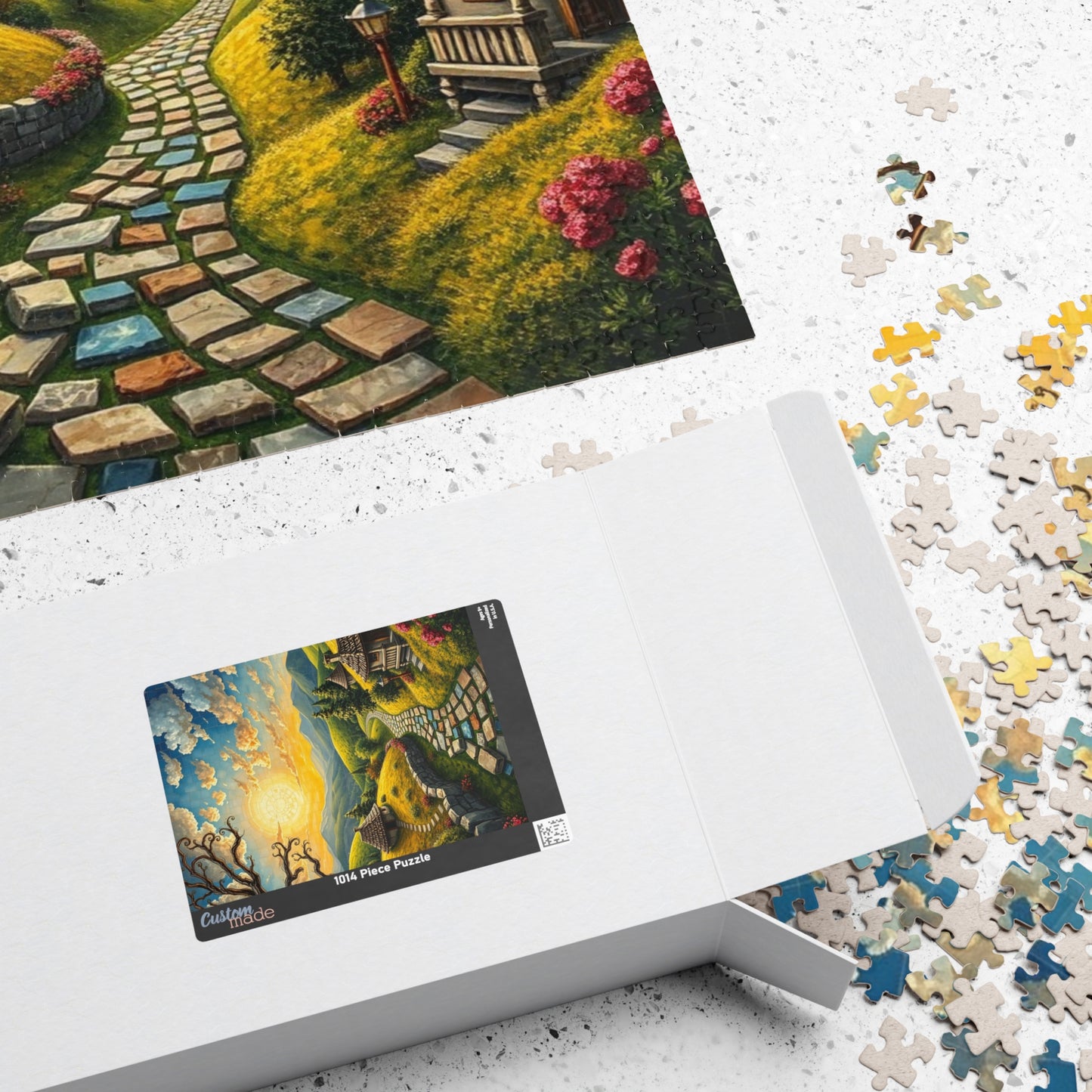 Scenic Mosaic Landscape Puzzle, 110-1014 Piece Jigsaw, Game Night Fun, Collectible Art, Family Activity Solo Fun, Gift for Puzzle Lovers Puzzle The Puzzle Chest
