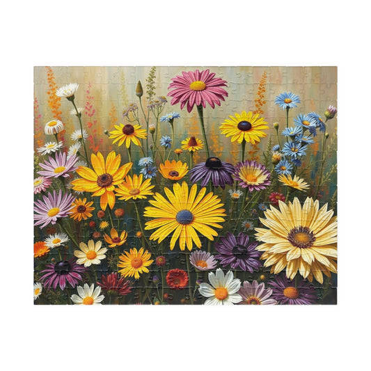 Floral Jigsaw Puzzle - Natures Bouquet, Flower Game for Adults, Nature Lover Gift, Mindful Home Activity, Game for Family Night, Puzzle Fan 252 pcs (Horizontal) Puzzle The Puzzle Chest