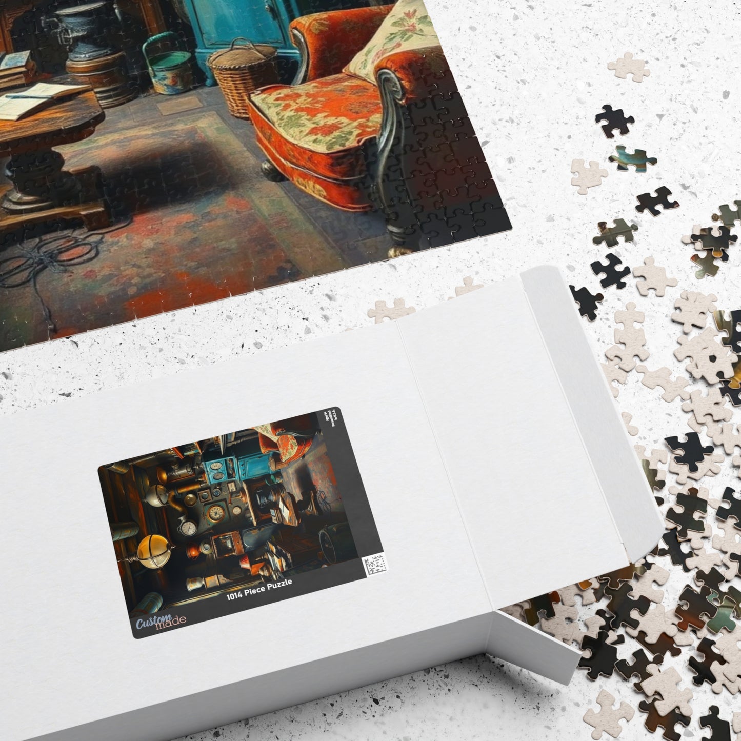 Cozy Steampunk Home Office Puzzle - 110, 252, 520, 1014-piece, Perfect for Family Night, Unique Gift for Puzzle Lovers, Relaxing Activity Puzzle The Puzzle Chest