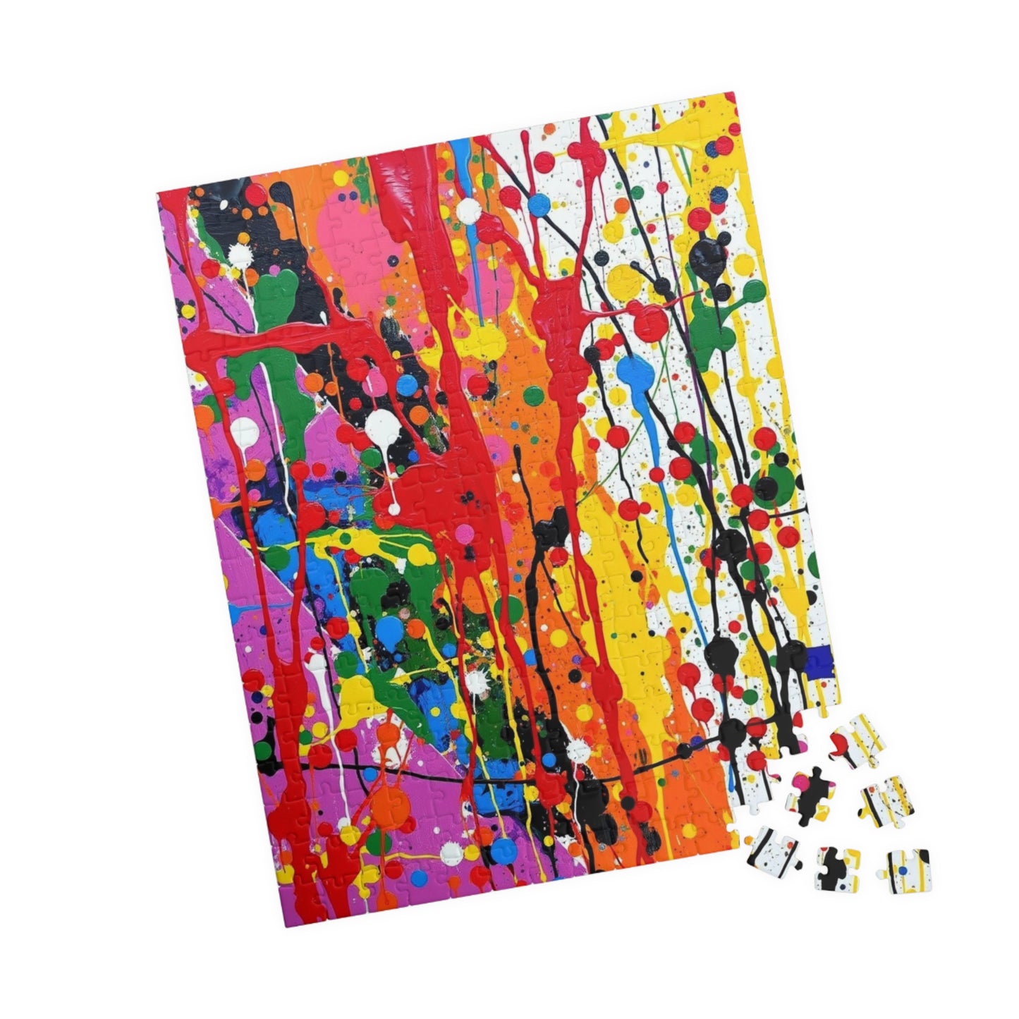 Colorful Abstract Art Puzzle for Family Activity or Solo Fun, Creative Puzzle Lover Gift for Adults, Mental Exercise for Seniors Puzzle The Puzzle Chest