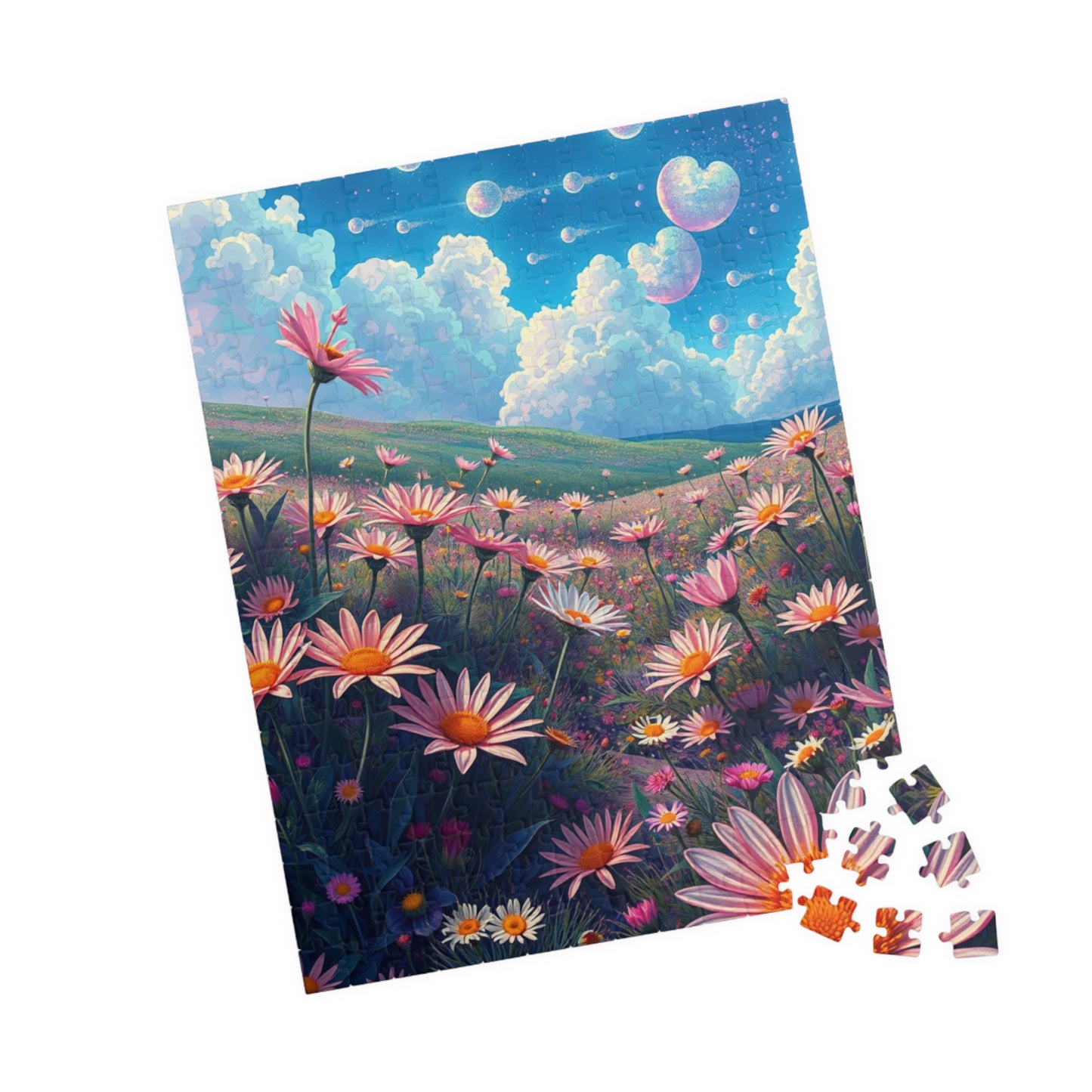 Beautiful Floral Landscape Puzzle | Artistic Jigsaw, Nature-Inspired Gift, Relaxing Activity, Home Decor, Family Fun, Mindfulness Craft Puzzle The Puzzle Chest