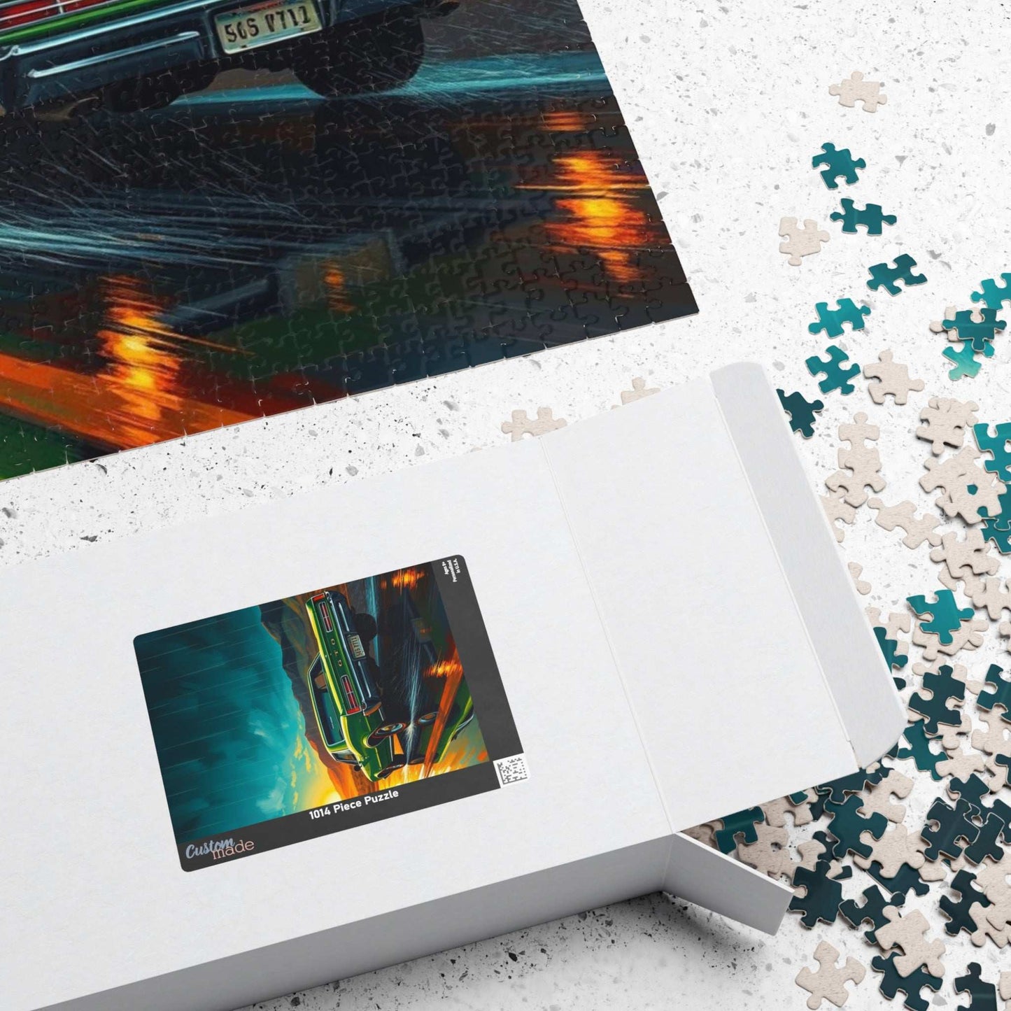 Retro Car Puzzle - 1966 GTO, Perfect for Car Lover, Family Game Night, Vintage Enthusiasts, Gifts for Him/Her, Puzzle Lover Mindful Activity Puzzle The Puzzle Chest