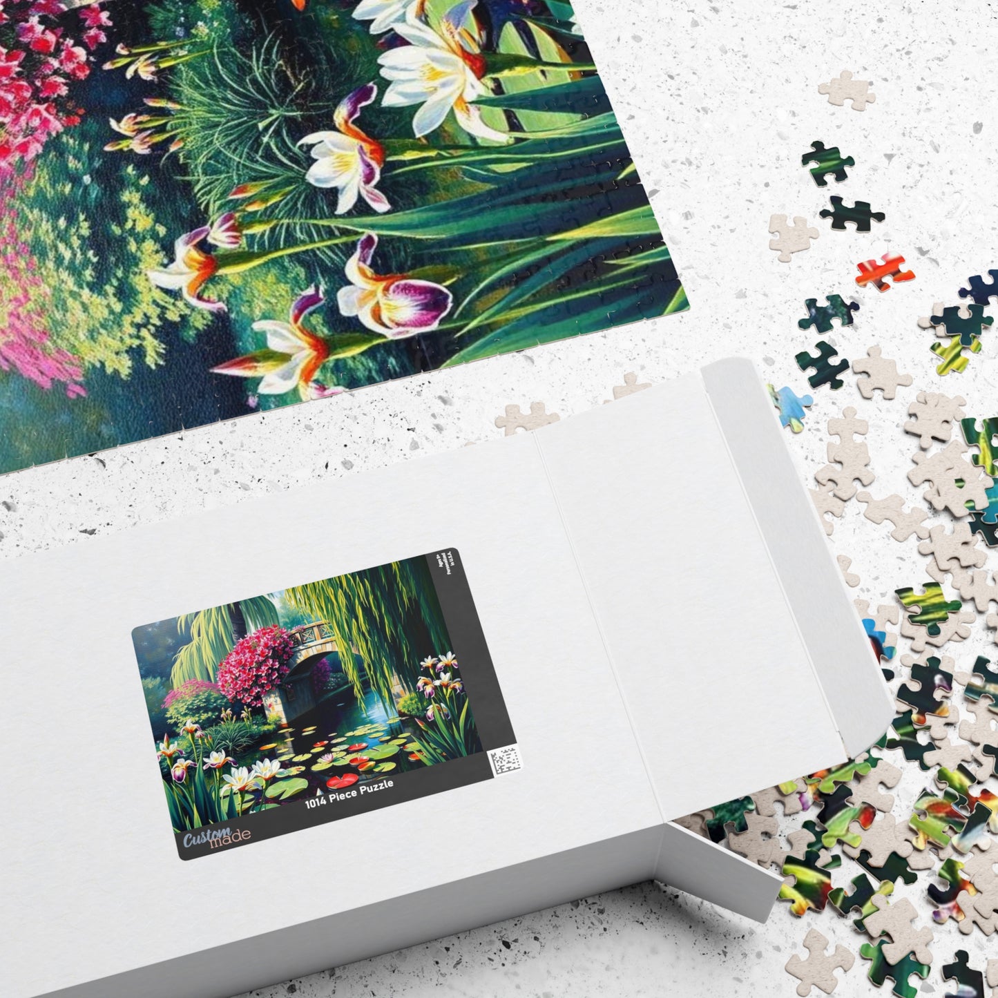 Serene Garden Puzzle - 110-1014 Piece Landscape Jigsaw Game, Gift for Nature Lovers, Family Game Night, Mindfulness Activity Puzzle The Puzzle Chest