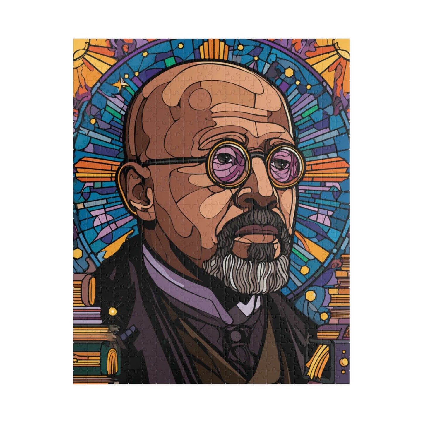 Civil Rights Activist Jigsaw Puzzle, African American History Educational Game, W E B Du Bois Portrait, Black History Puzzle The Puzzle Chest