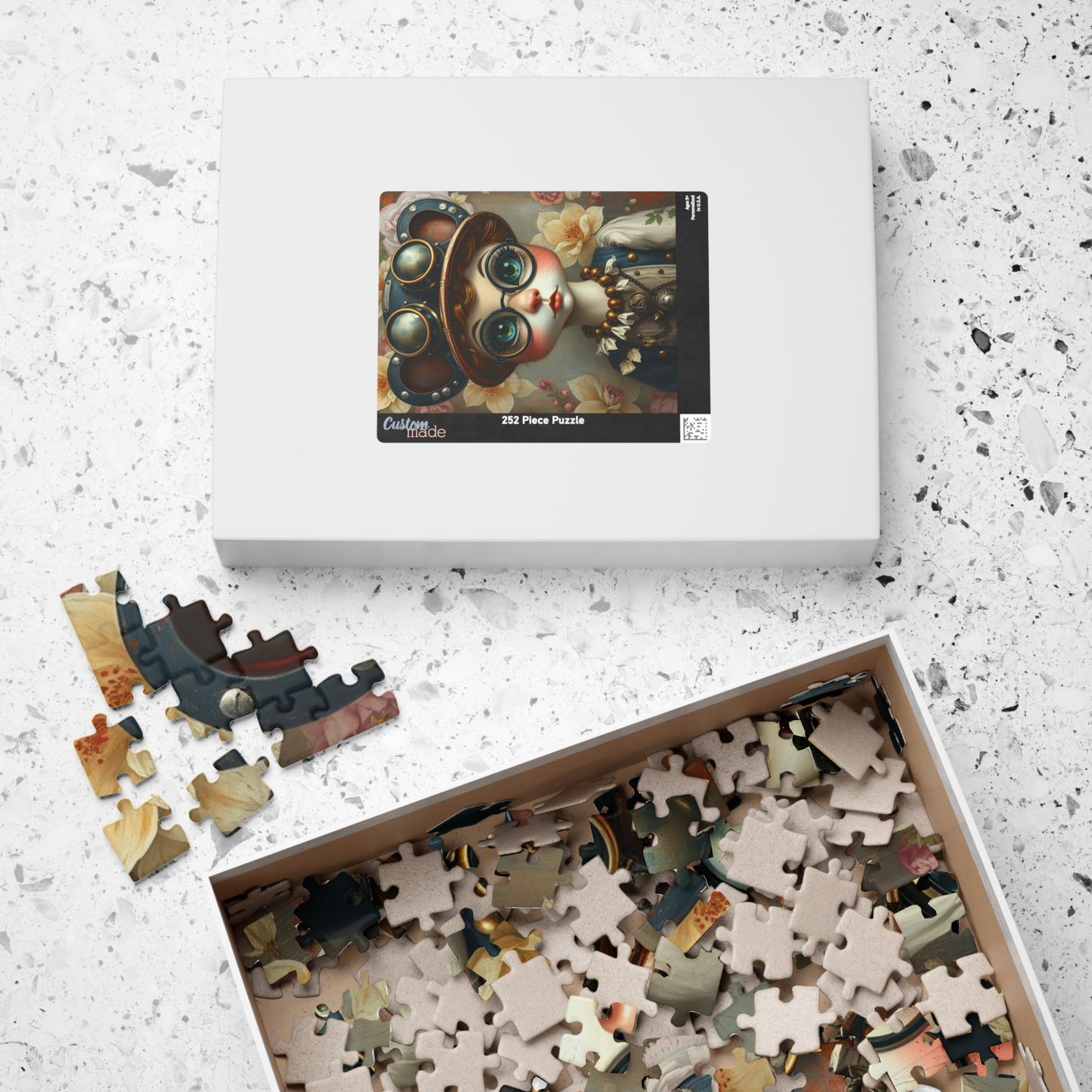 Whimsical Steampunk Character Puzzle - 110, 252, 520, 1014-piece, Fun Activity for Home Entertainment, Gift for Puzzle Loving Friend Puzzle The Puzzle Chest