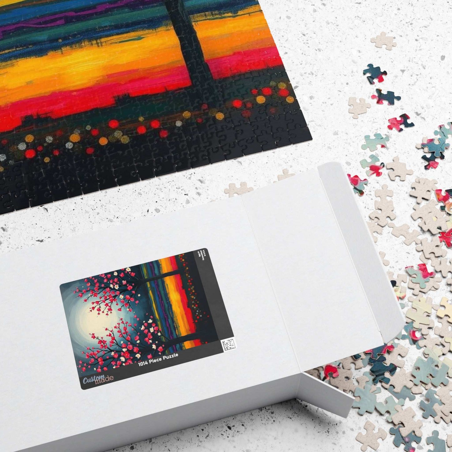 Colorful Landscape Jigsaw Puzzle, Home Activity, Gift for Nature Lover and Friends, Family Game Night Brain Teaser, Unique Wall Art Puzzle The Puzzle Chest