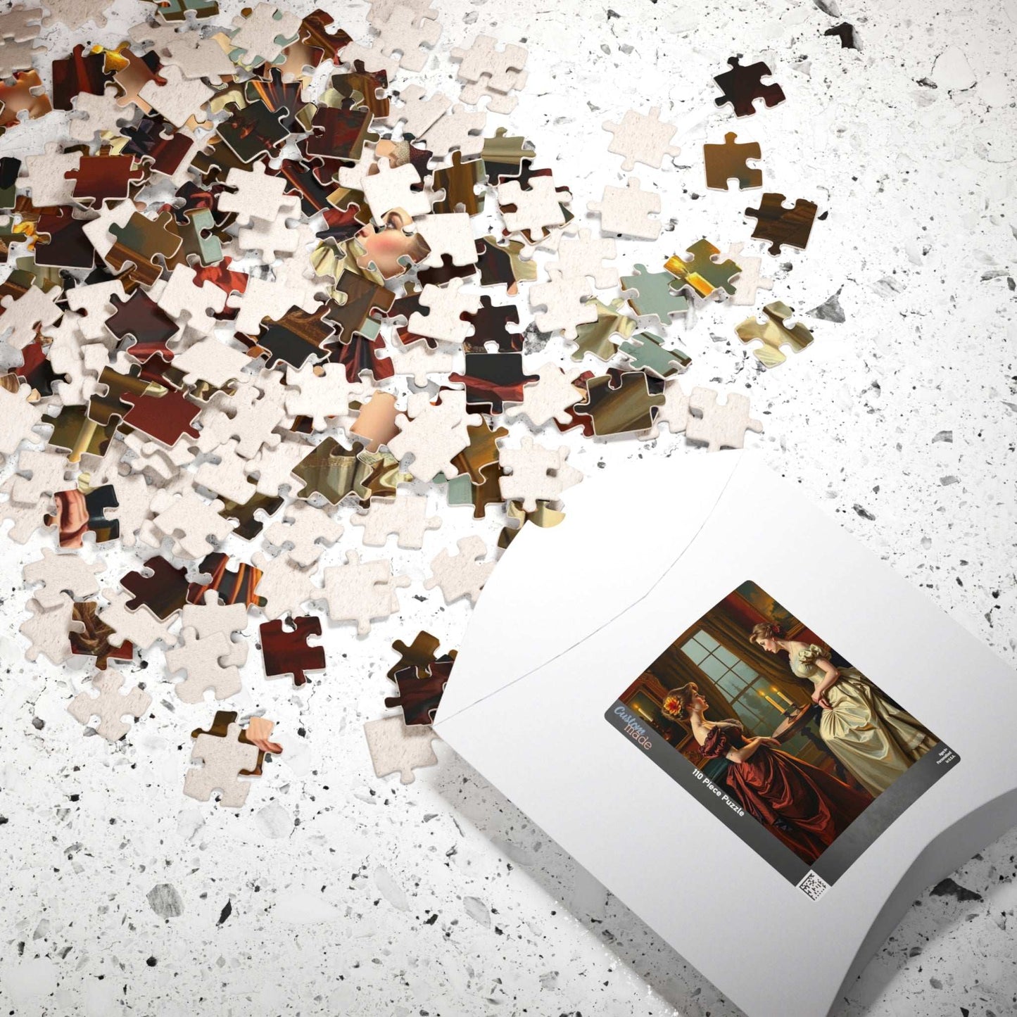 Jigsaw Puzzle, Victorian Women in Elegant Gowns, Candlelit Parlor Design, 110 252 520 1014 Pieces, Relaxing Activity, Home Decor, Gift Idea, Puzzle The Puzzle Chest