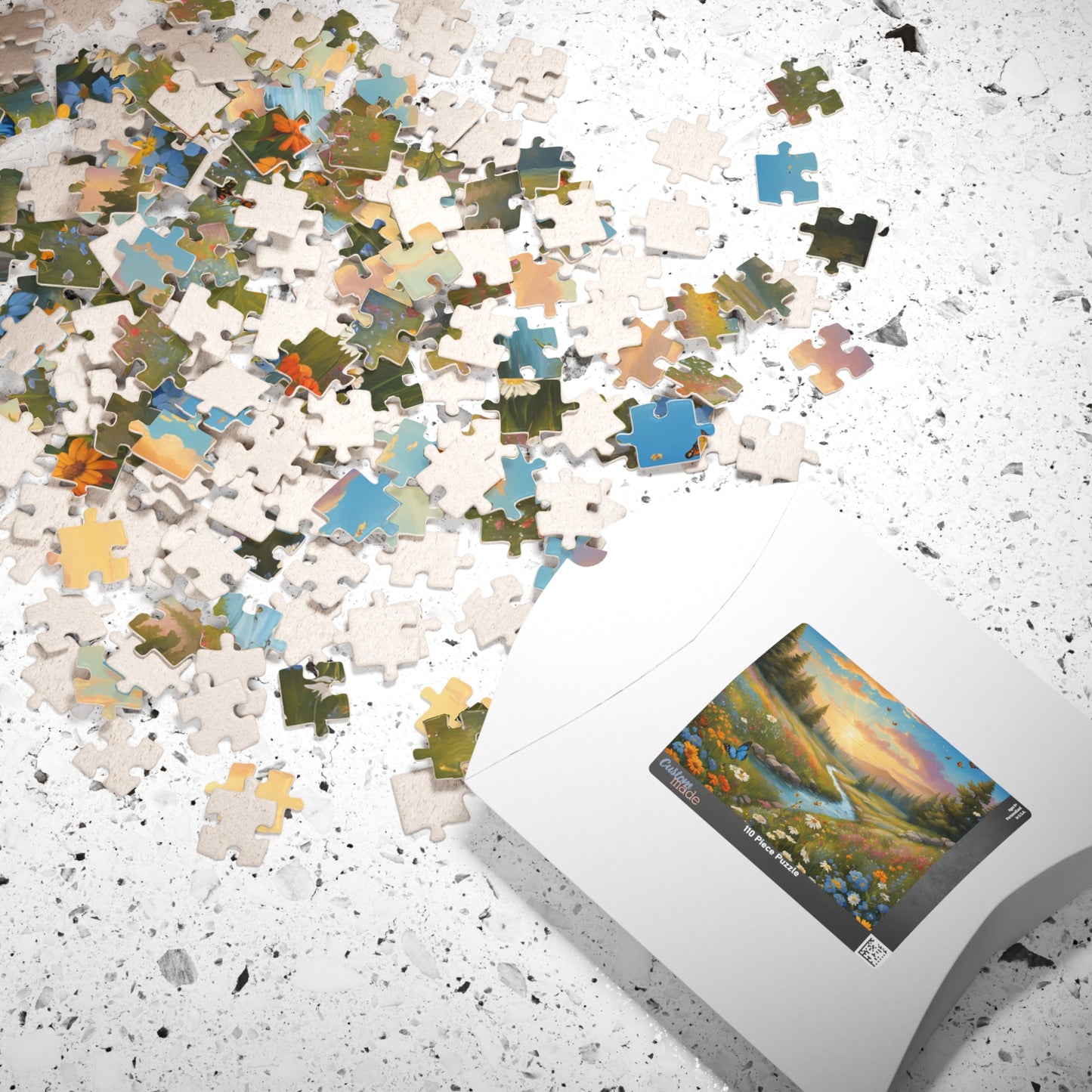 Serene Nature Puzzle - 110, 252, 520, 1014-piece, Family Activity, Home Decor, Gift for Nature Lovers, Mindfulness, Challenge Your Puzzle The Puzzle Chest