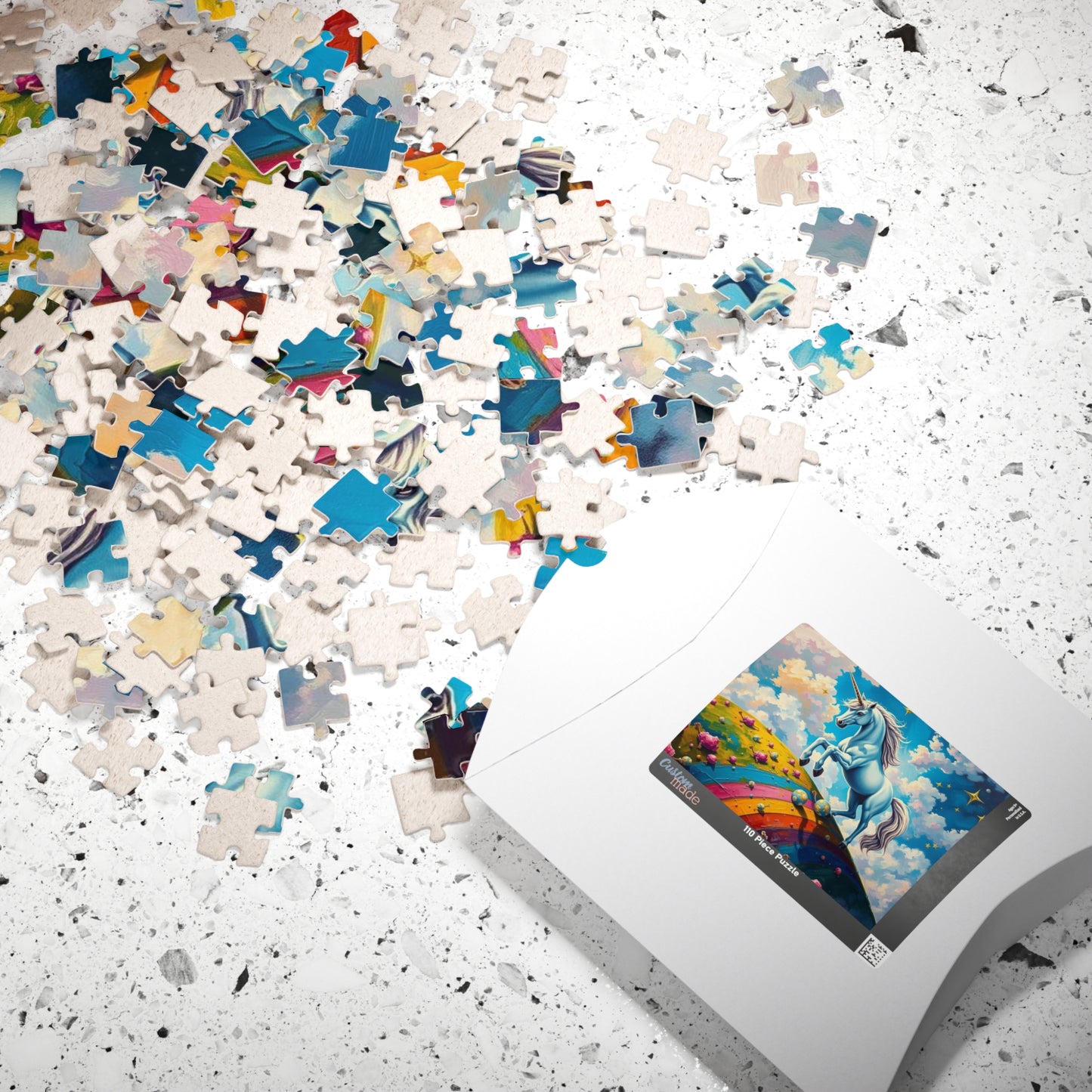 Unicorn Rainbow Puzzle | 110-1014 Piece Mythical Theme Jigsaw | Fun Family Activity, Mental Exercise, Puzzle Lover Holiday Birthday Gift Puzzle The Puzzle Chest