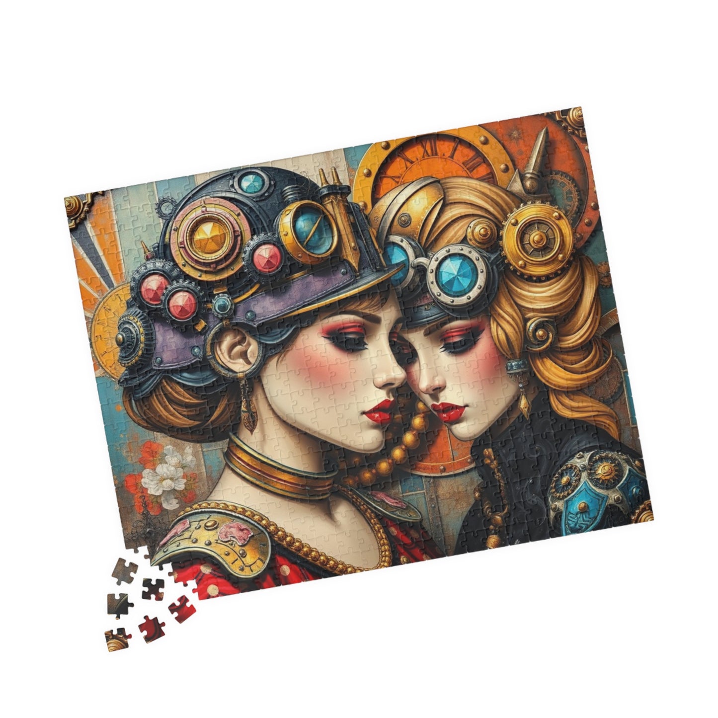 Steampunk Jigsaw Puzzle, Home Entertainment, Mindfulness Activity, Creative Gift Idea for Art Lovers, Vintage Aesthetic, Family Indoor Game Puzzle The Puzzle Chest