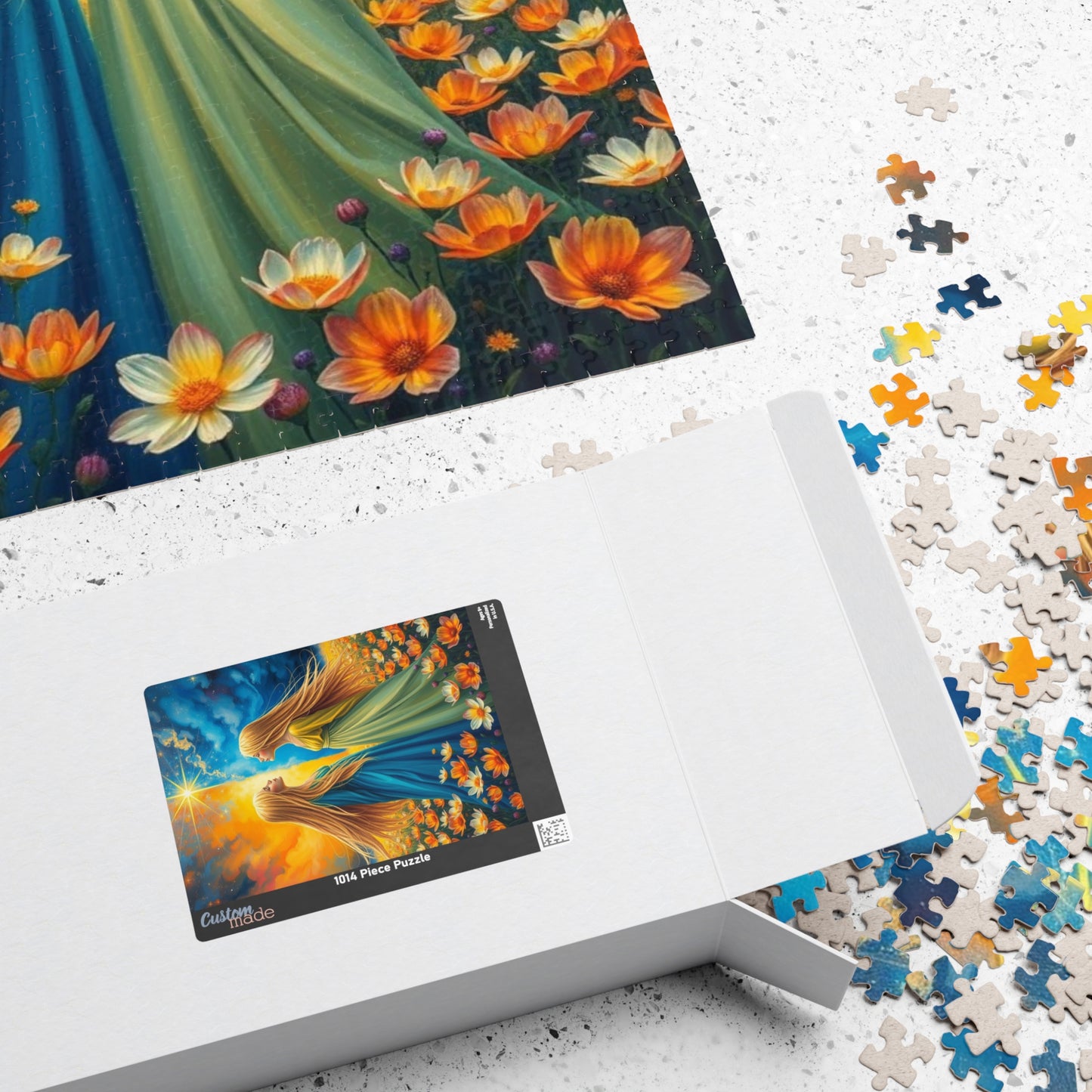 The Twins Enchanting Art Puzzle, Gemini Zodiac Sign Jigsaw Game, Ideal Family Fun Gift for Astrology Lover, Mindful Activity Brain Teaser Puzzle The Puzzle Chest