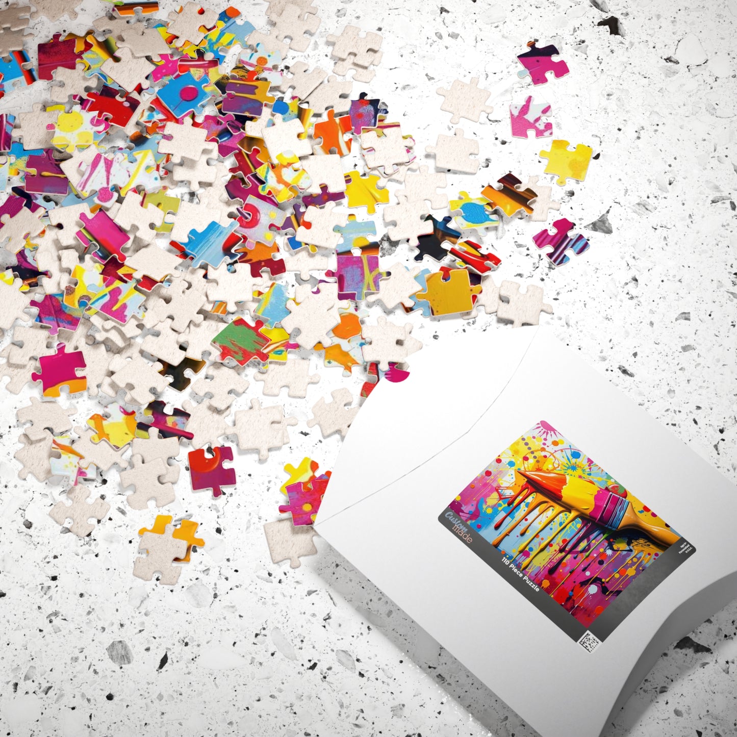 Vibrant Art Puzzle - Color Splash Pop Art Jigsaw, Fun Family Activity, Creative Gift for Art Lover, Home Entertainment, Relaxing Puzzle Time Puzzle The Puzzle Chest