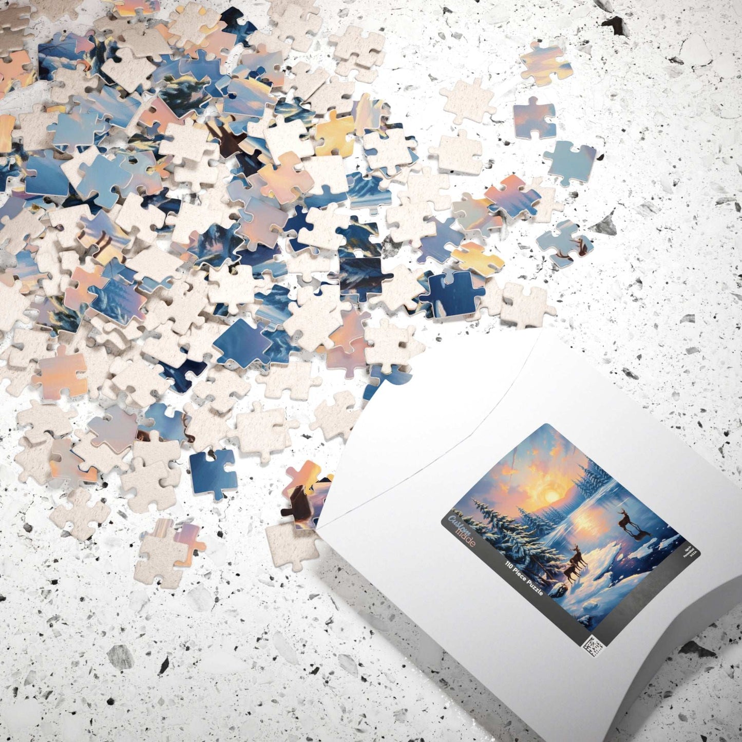 Serene Winter Landscape Puzzle | 110 to 1014-Piece Jigsaw, Adult Relaxation, Family Game Night, Winter Decor, Gift Idea Puzzle The Puzzle Chest