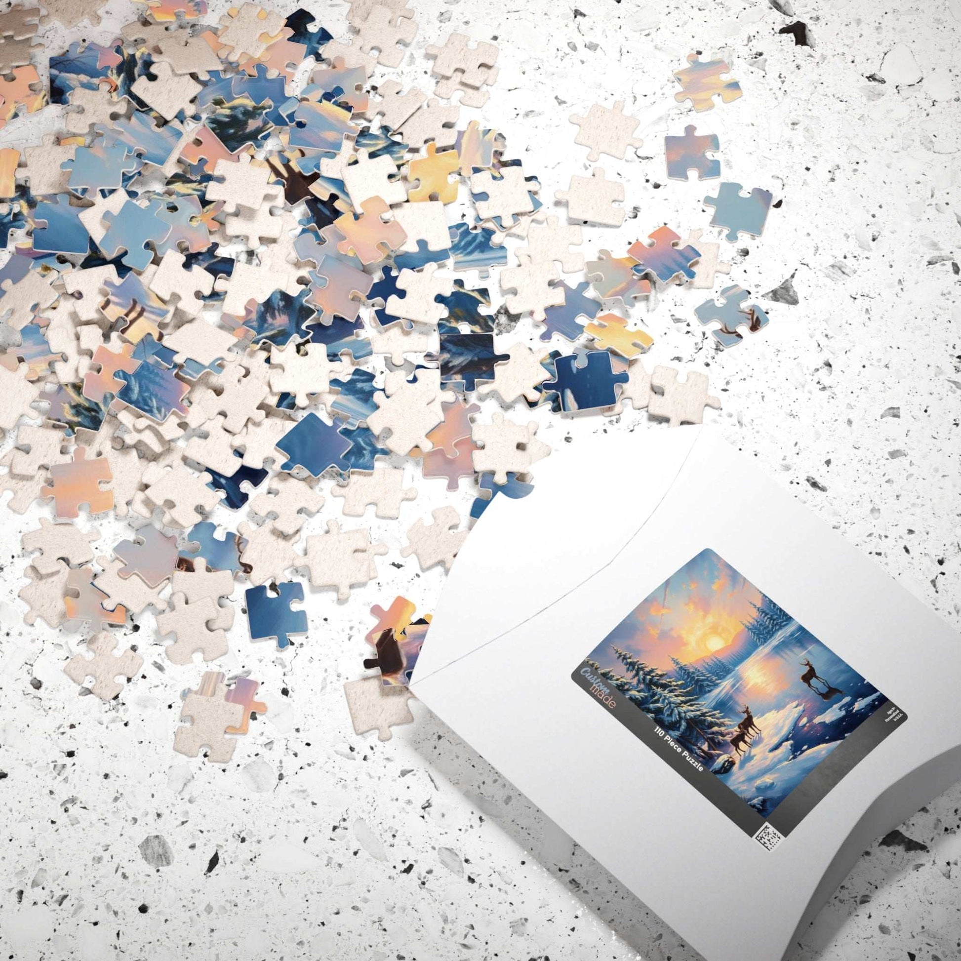 Serene Winter Landscape Puzzle | 110 to 1014-Piece Jigsaw, Adult Relaxation, Family Game Night, Winter Decor, Gift Idea Puzzle The Puzzle Chest