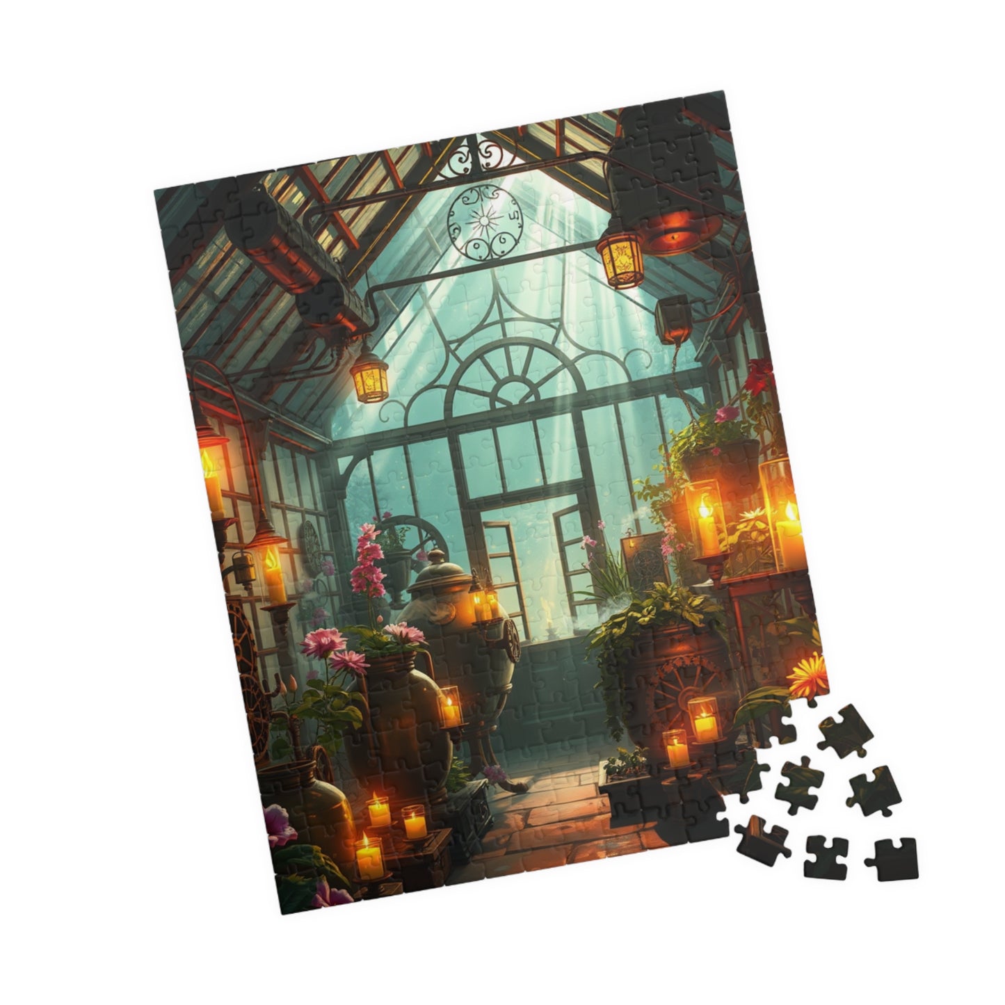 Steampunk Greenhouse Jigsaw Puzzle for Adults 252 pcs (Vertical) Puzzle The Puzzle Chest