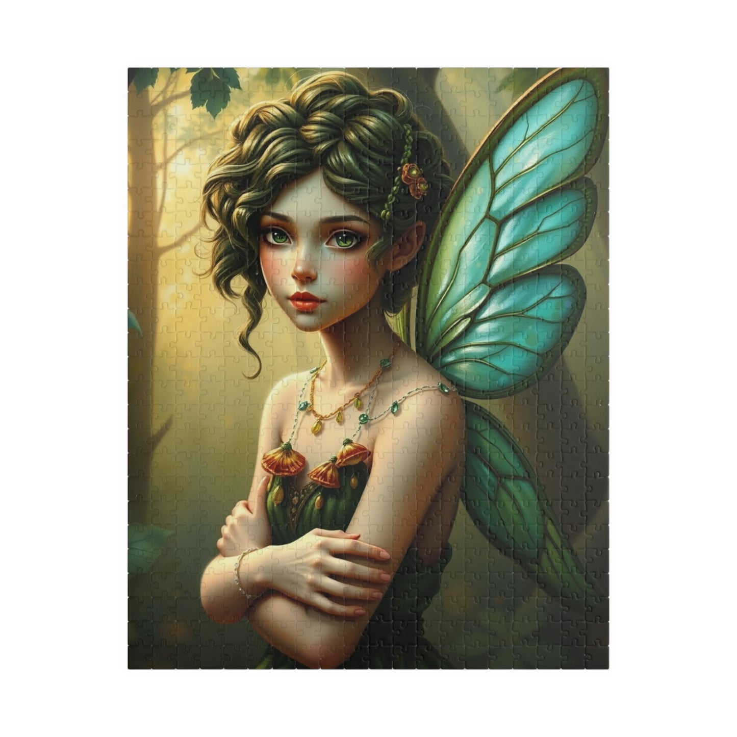 Fairy Enchantment Puzzle, Jigsaw Puzzle for Adults, Unique Fantasy Gift for Puzzle Lovers, Home Entertainment, Family Activity or Solo Fun
