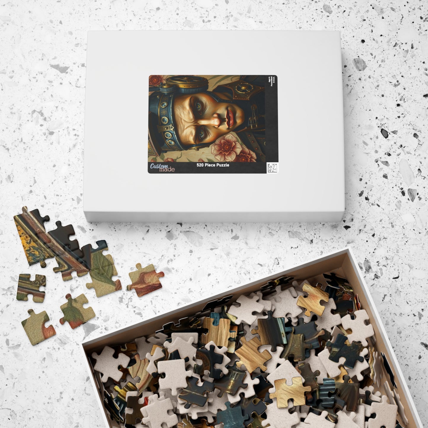 Steampunk Male Art Jigsaw Puzzle, 110-1014 Pieces, Perfect for Relaxation, Solo Fun or Family Entertainment, Quiet Pastime, Indoor Activity Puzzle The Puzzle Chest