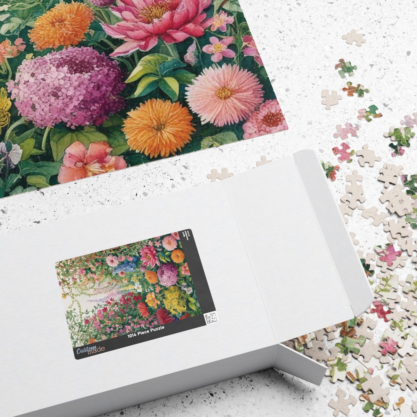 Wildflowers and Vines Puzzle, Garden Flowers Jigsaw, Floral Nature Themed Tabletop Game, 110-1014 Piece Botanical Art, Fun Family Activity Puzzle The Puzzle Chest