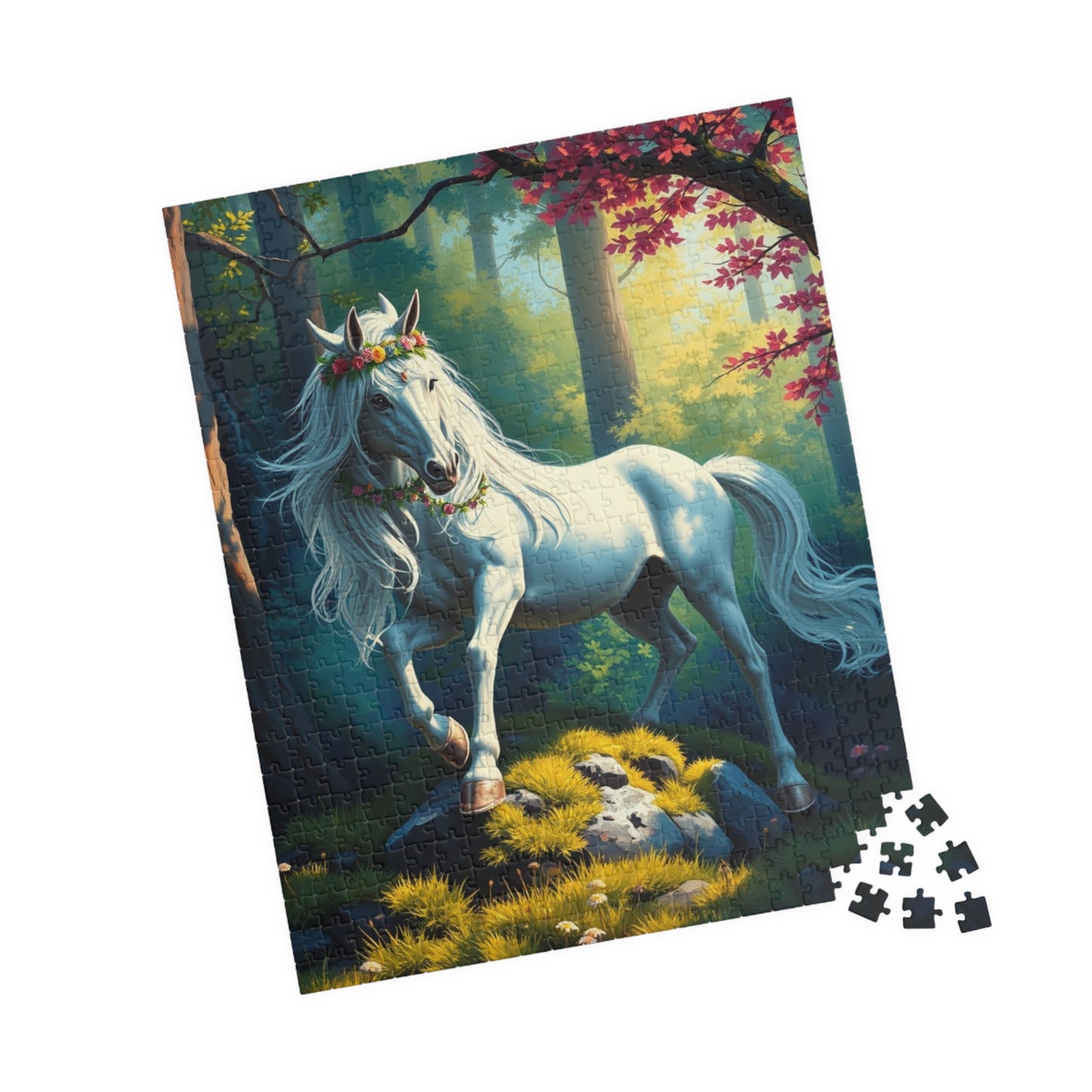 Magical Unicorn Puzzle - 110, 252, 520, 1014-piece, Jigsaw Game for Adults, Fantasy Lover Gift, Mindfulness Activity, Home Entertainment Puzzle The Puzzle Chest